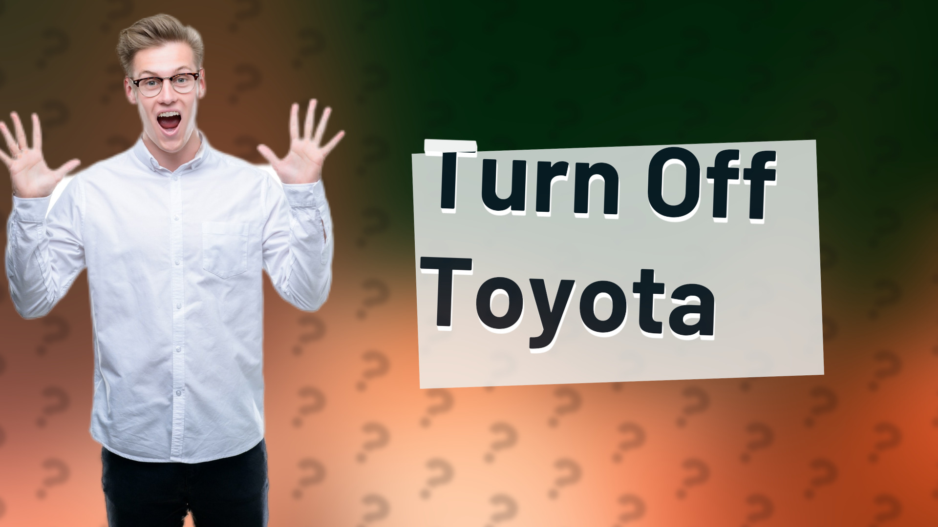 Turn Off Toyota