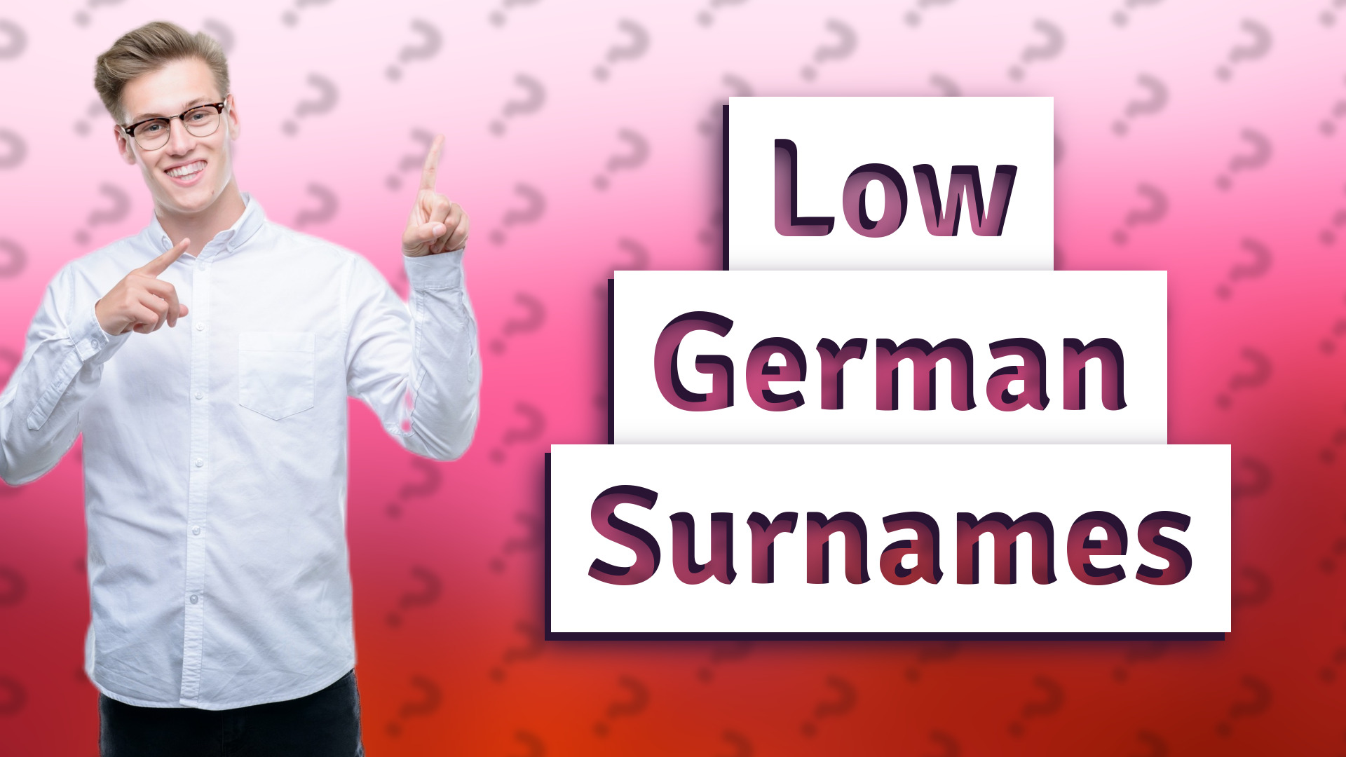 Low German Surnames