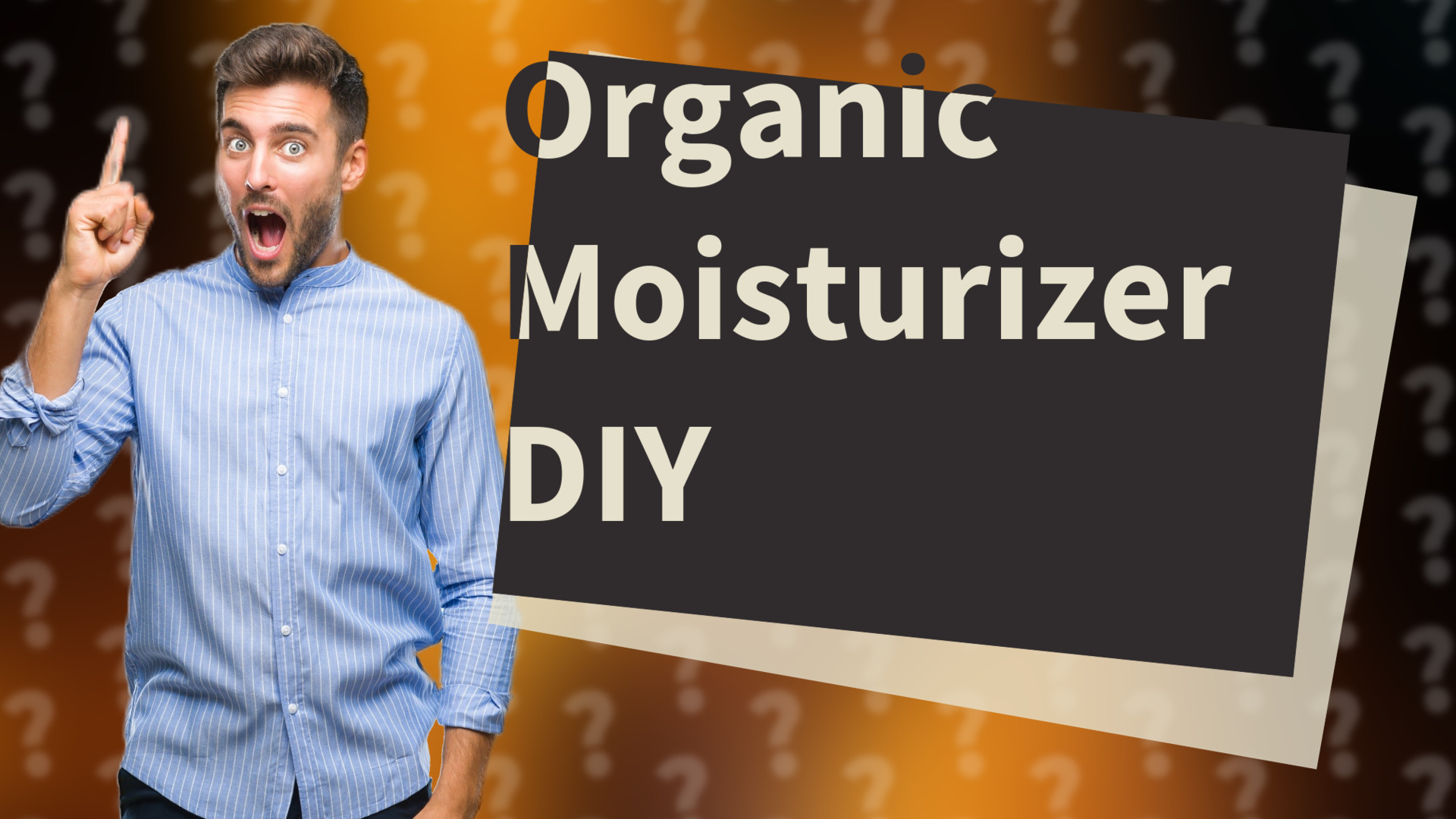 Organic Moisturizer DIY