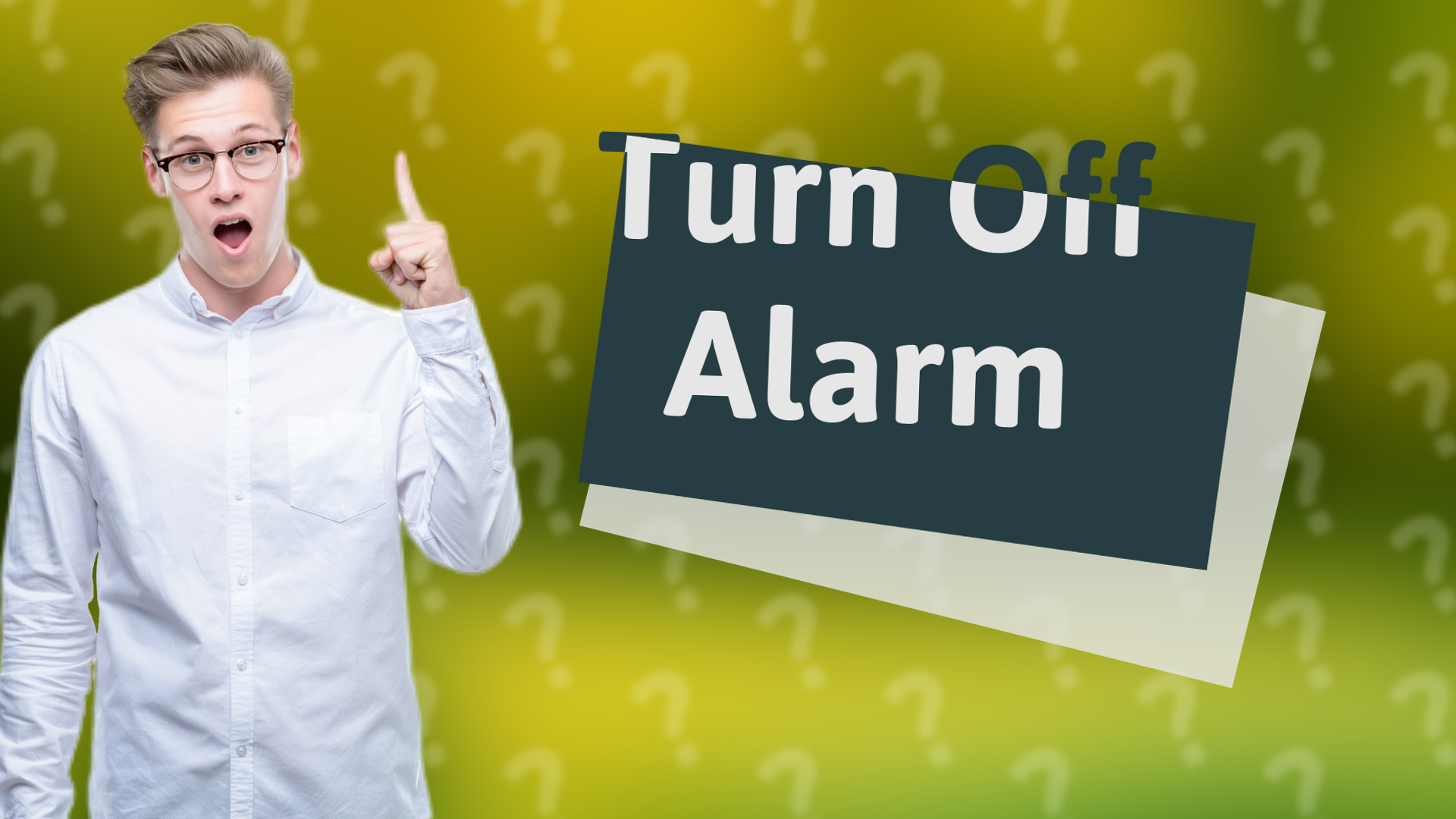 Turn Off Alarm
