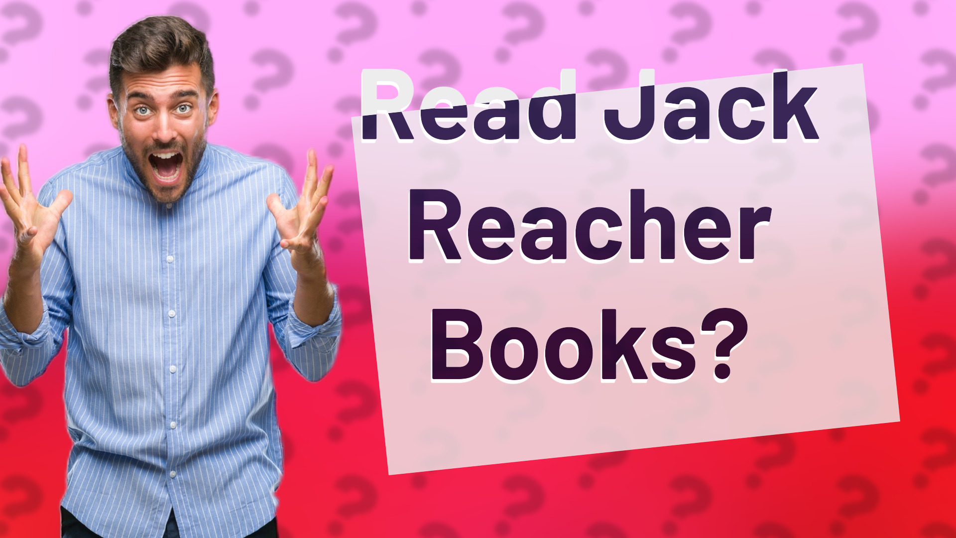 Read Jack Reacher Books?