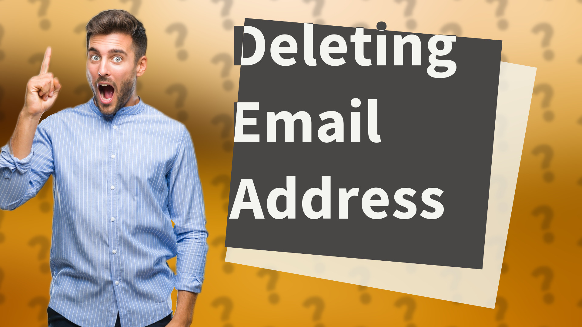 Deleting Email Address