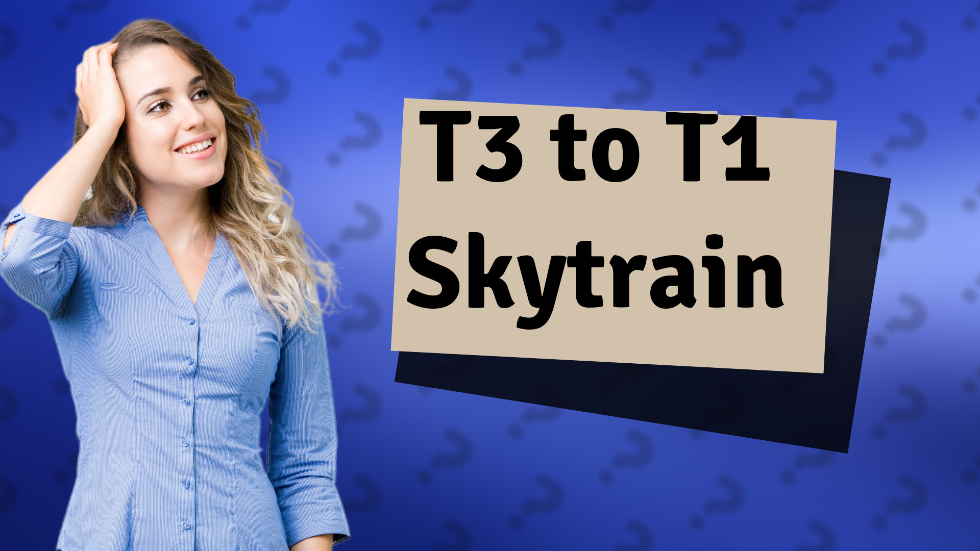 T3 to T1 Skytrain