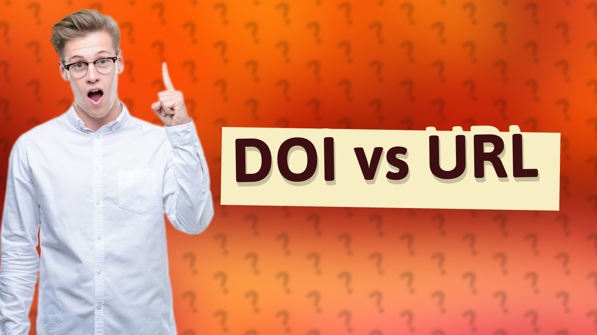 DOI vs URL