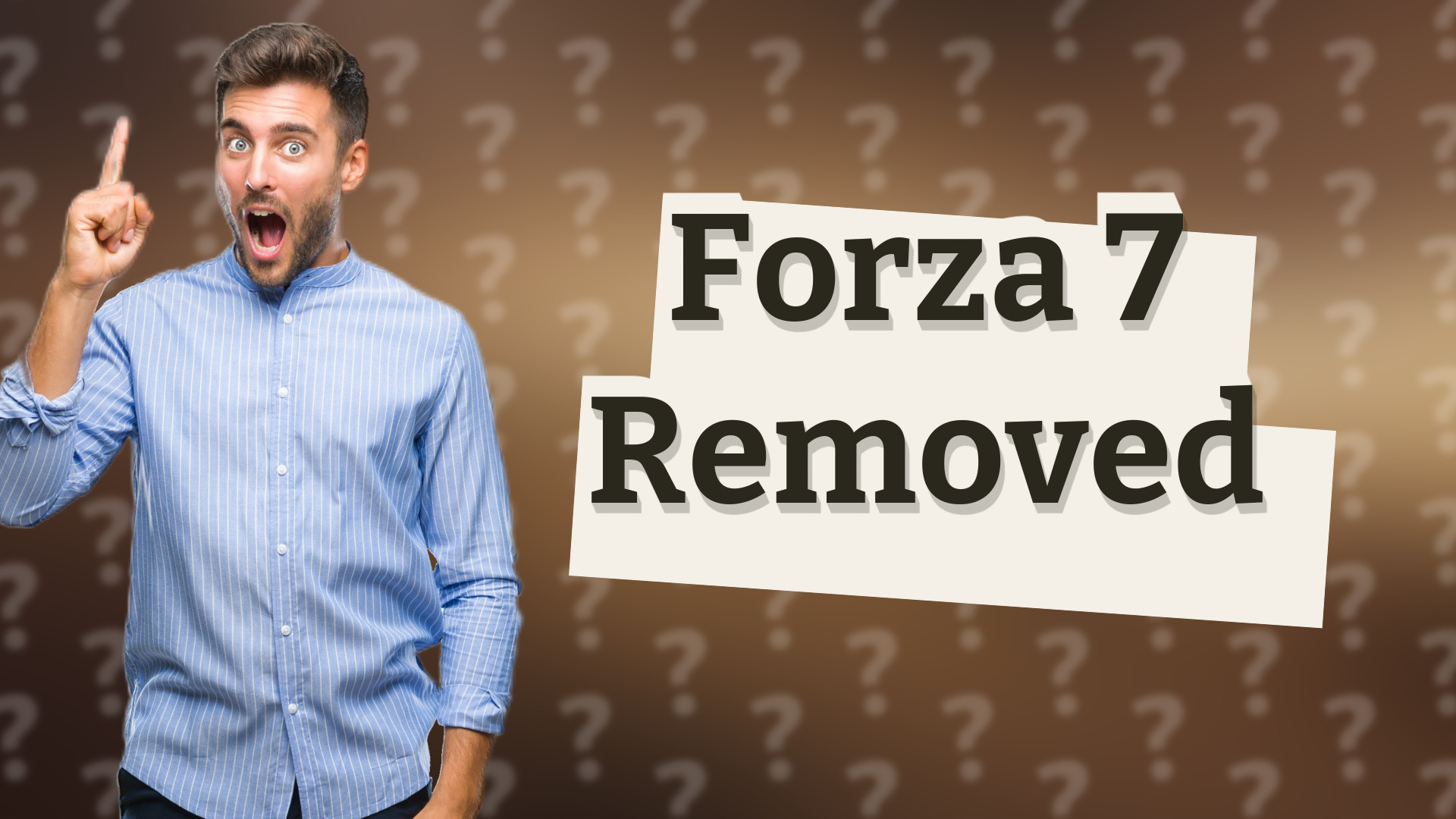 Forza 7 Removed