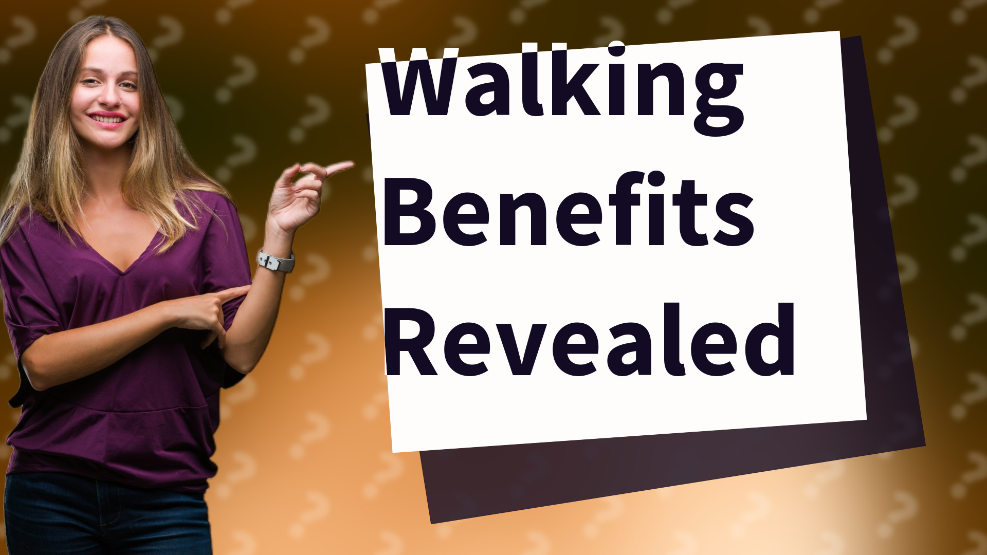 Walking Benefits Revealed