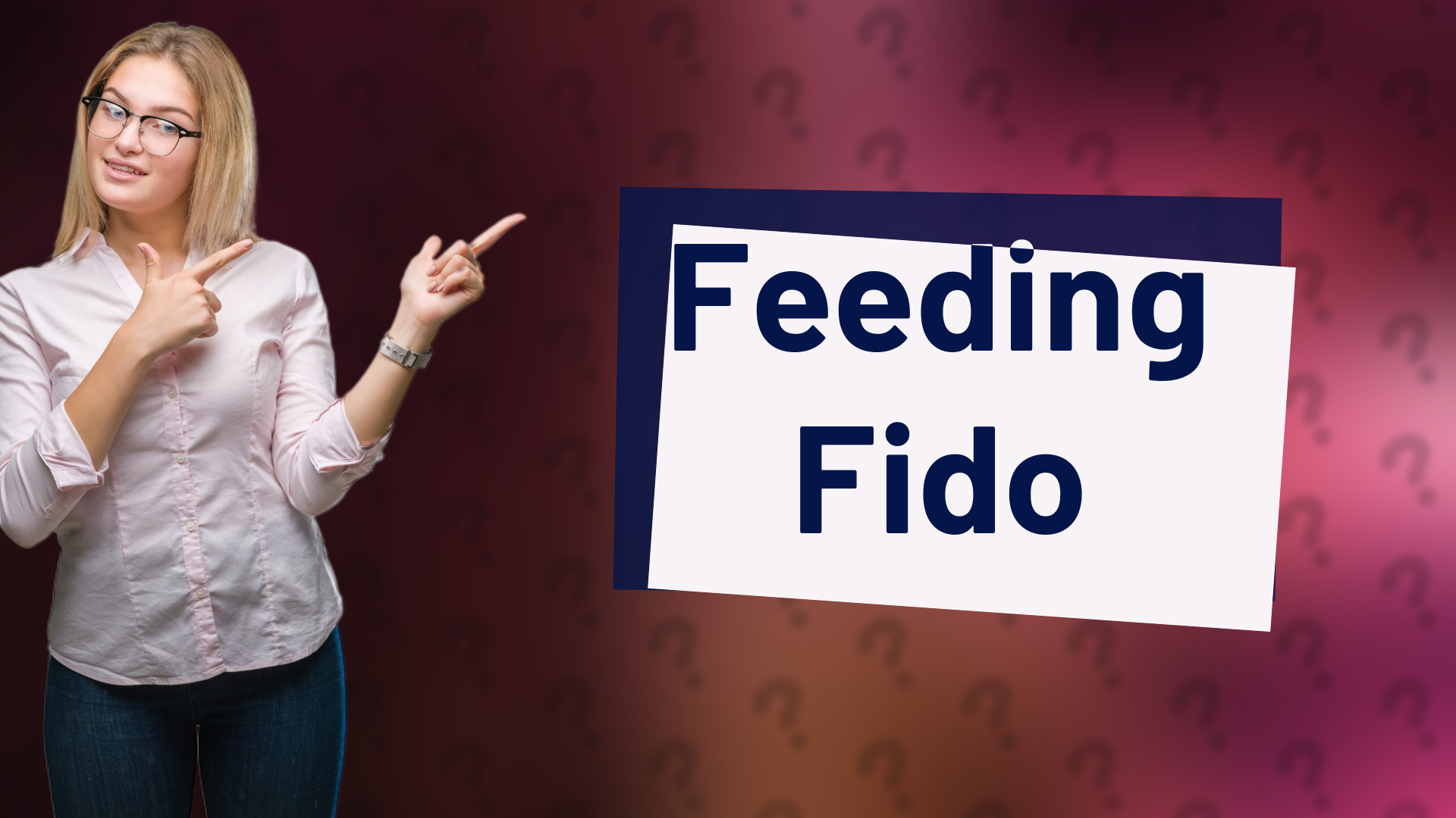 Feeding Fido