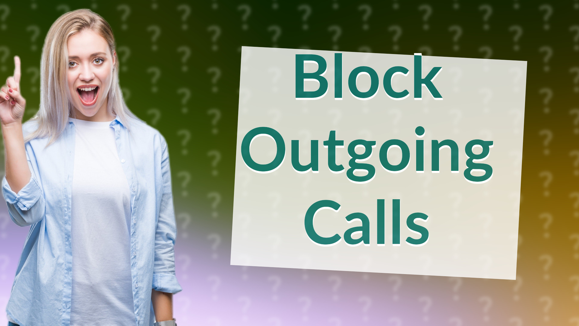 Block Outgoing Calls