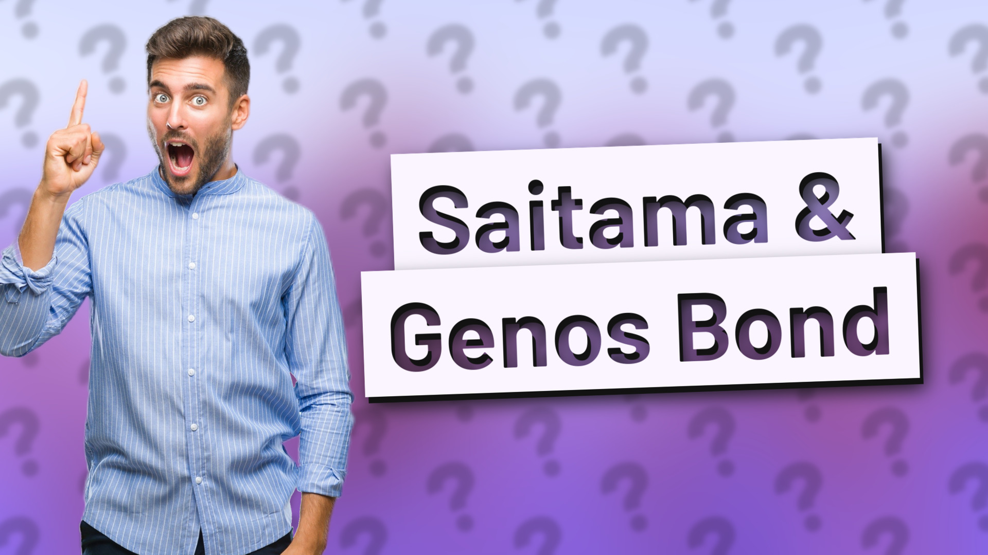 Saitama & Genos Bond