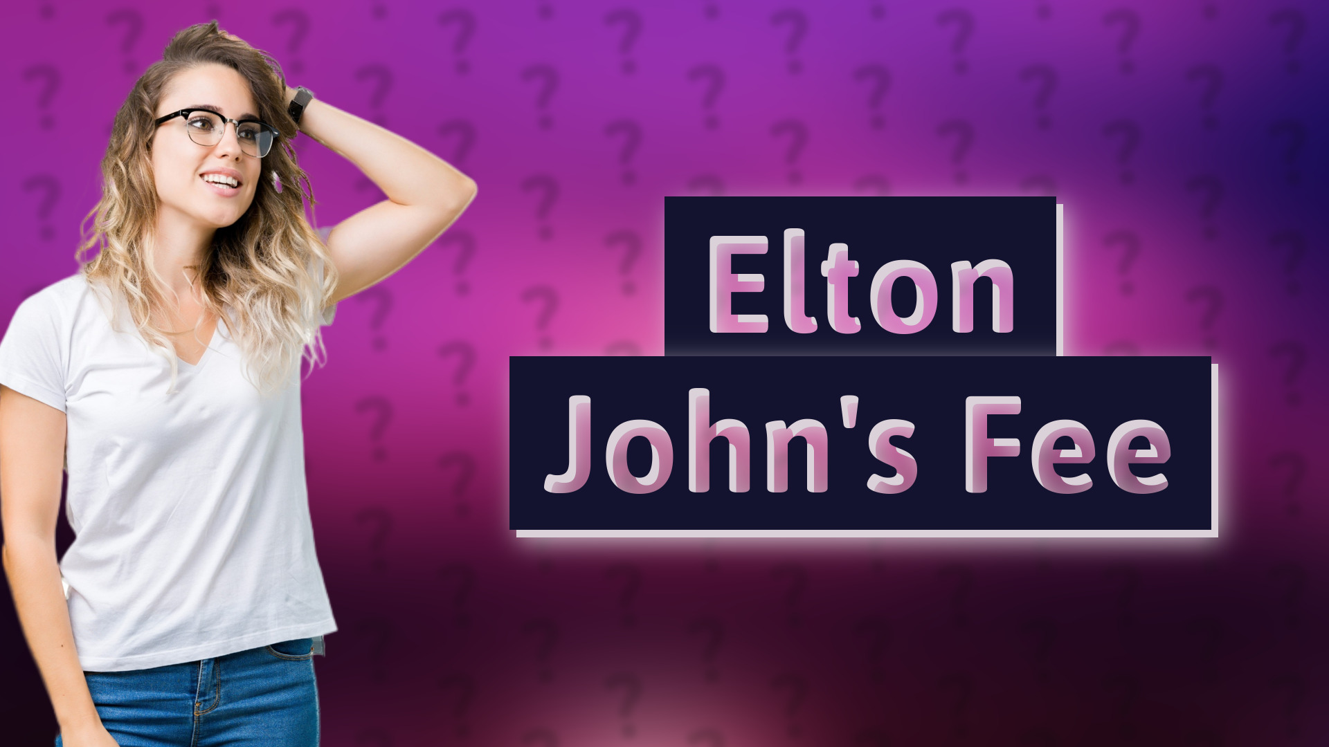 Elton John's Fee