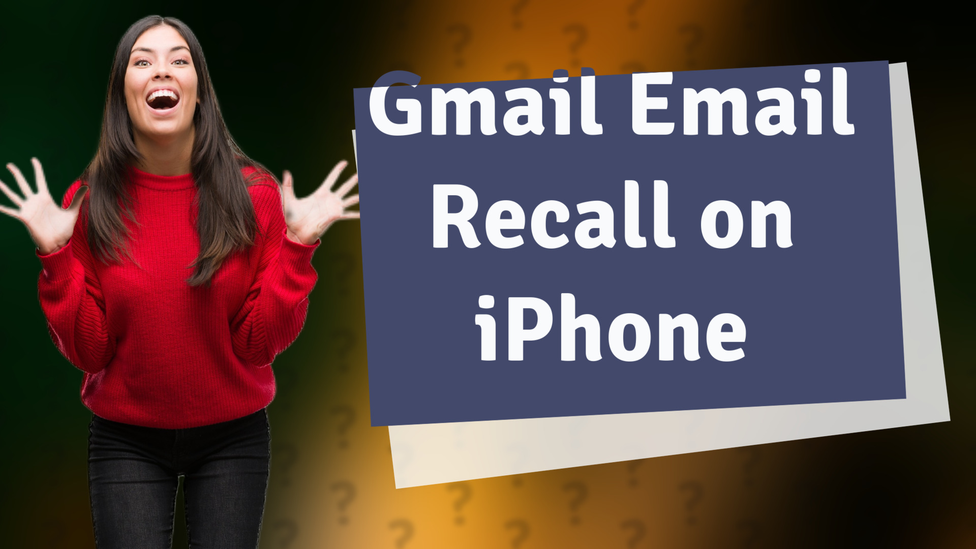 Gmail Email Recall on iPhone