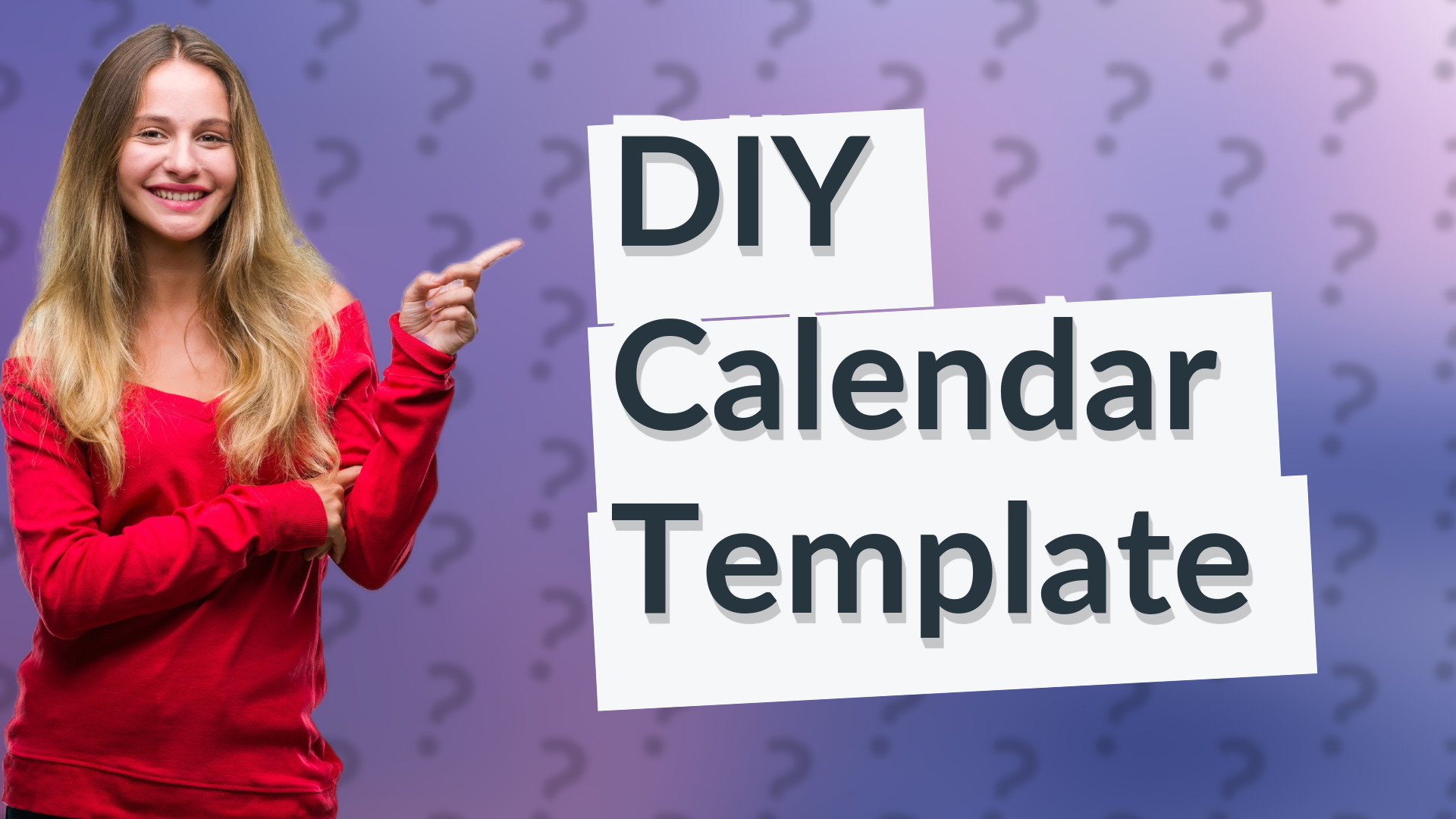 DIY Calendar Template