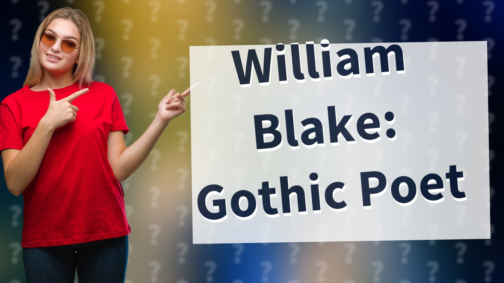 William Blake: Gothic Poet