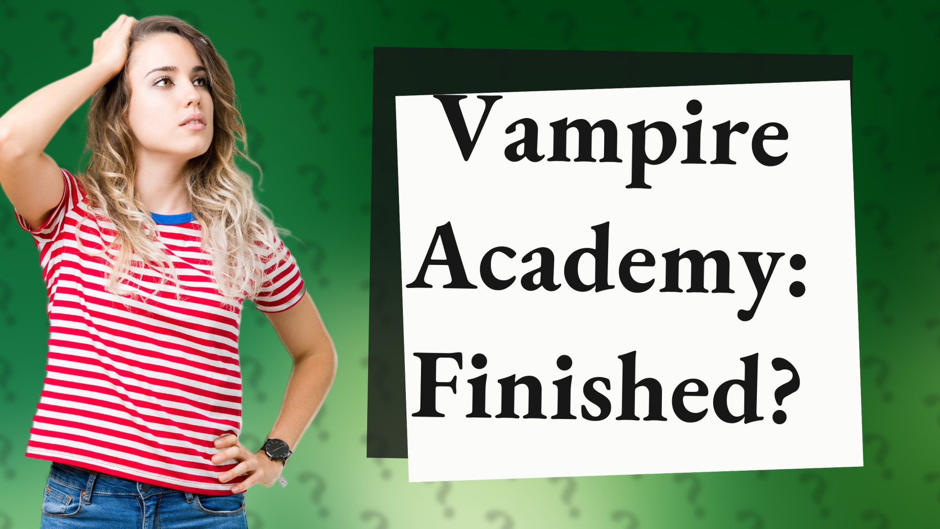 Vampire Academy: Finished?