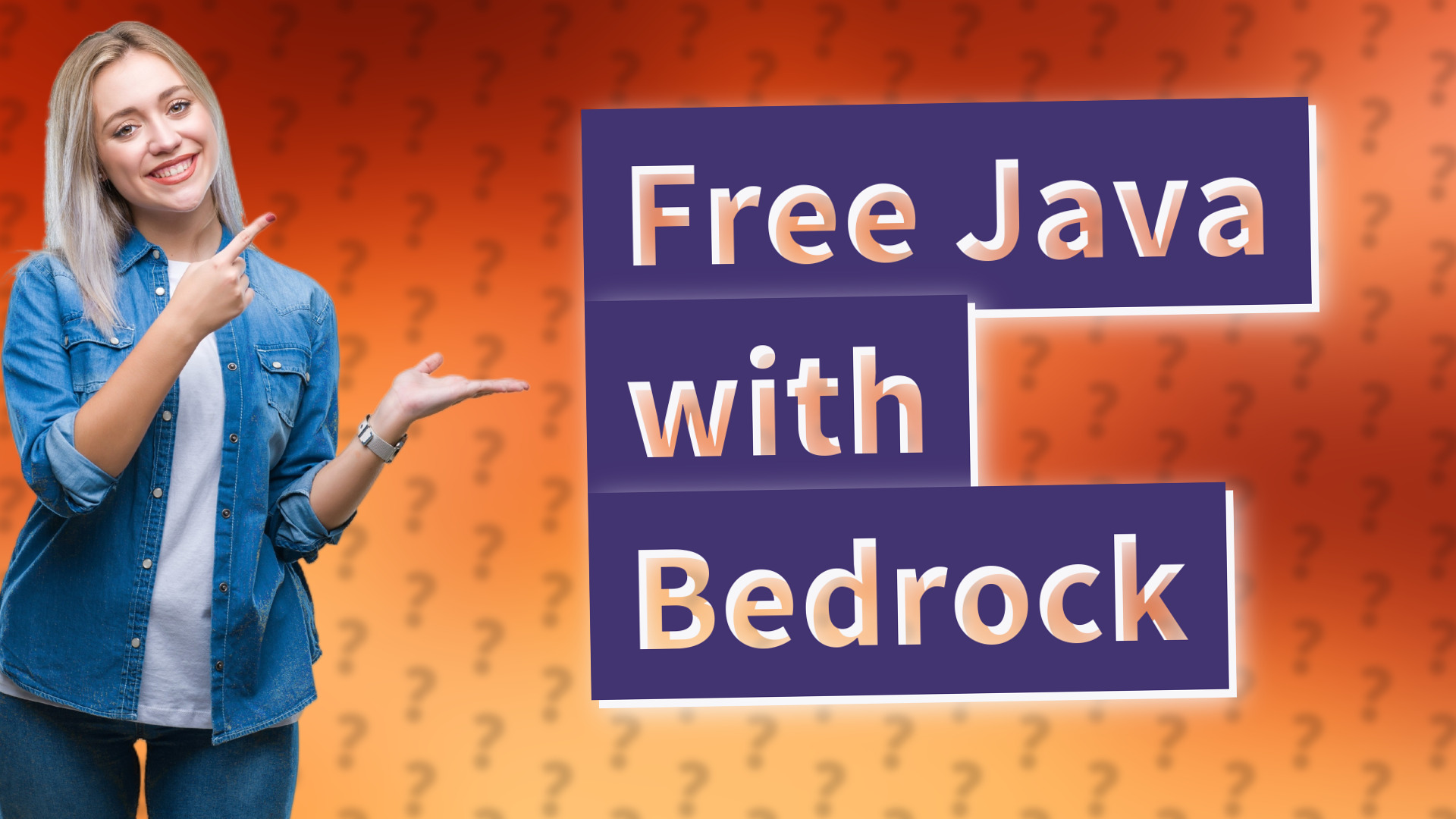 Free Java with Bedrock