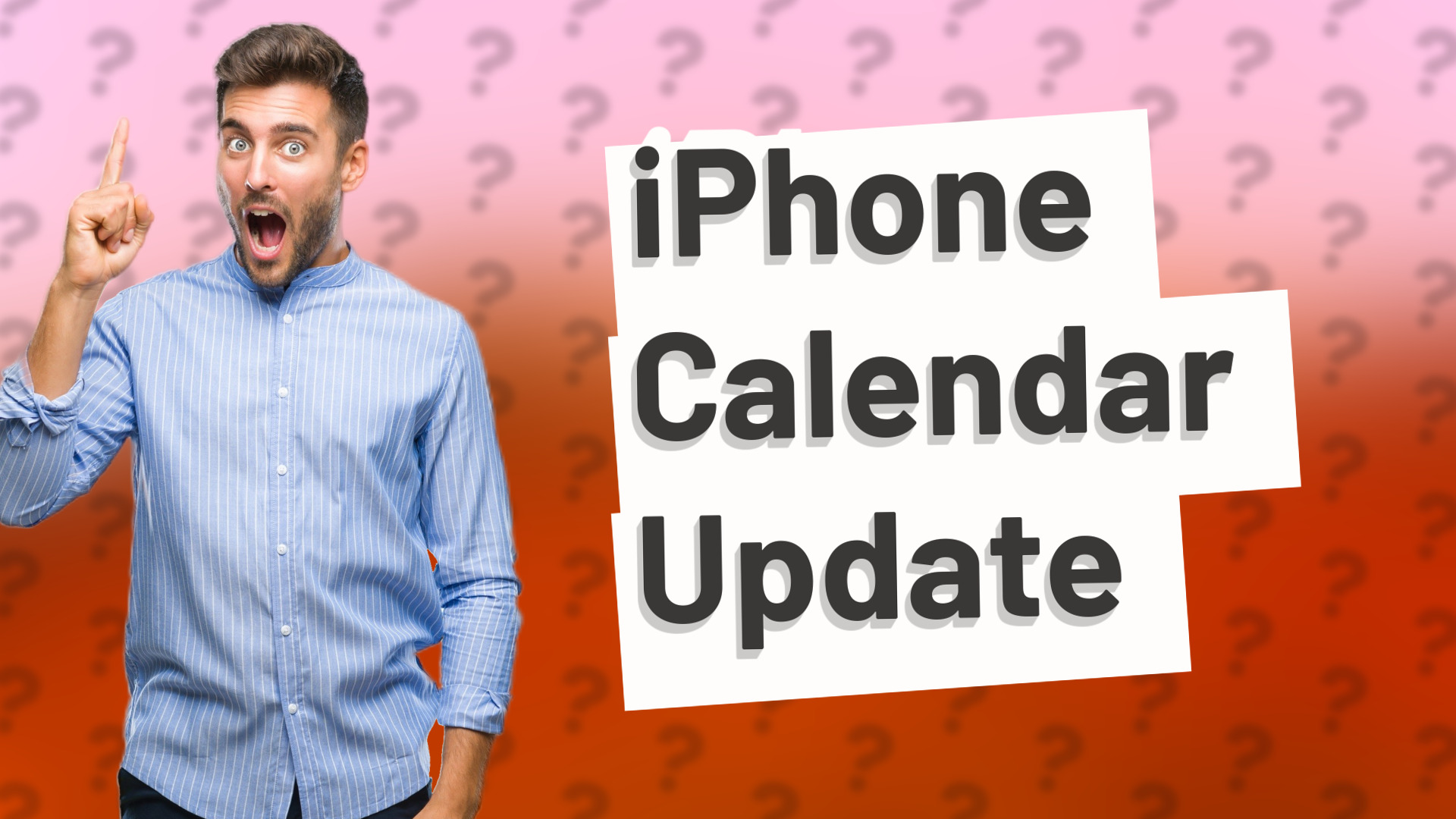 iPhone Calendar Update