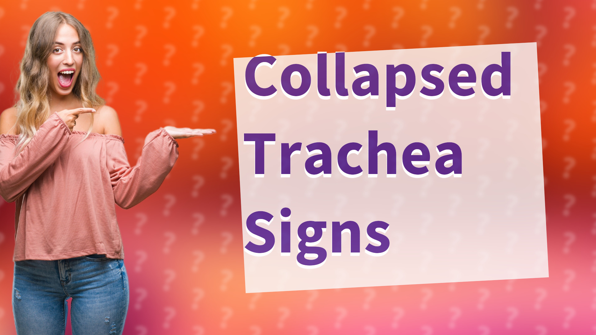 Collapsed Trachea Signs