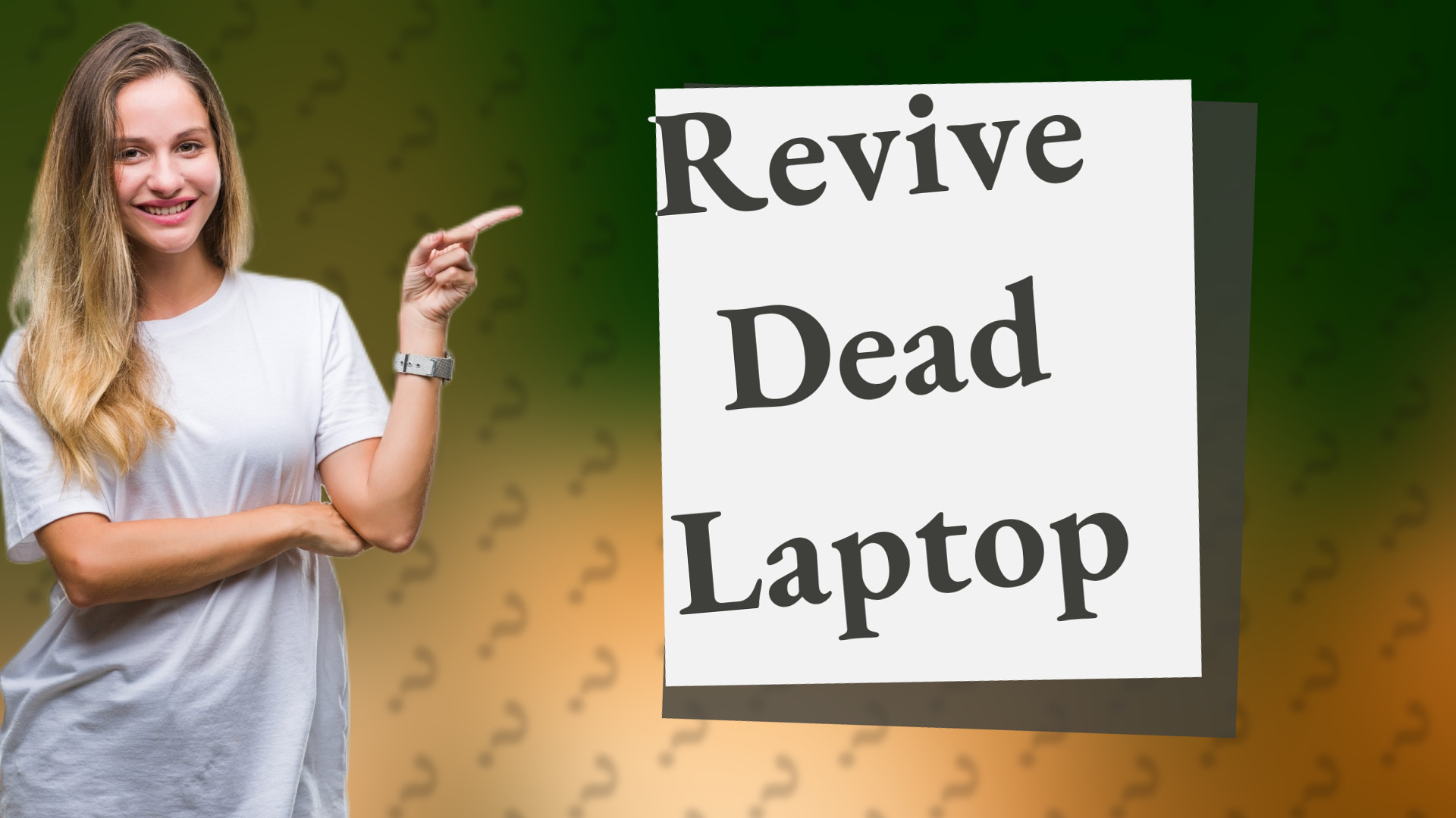 Revive Dead Laptop