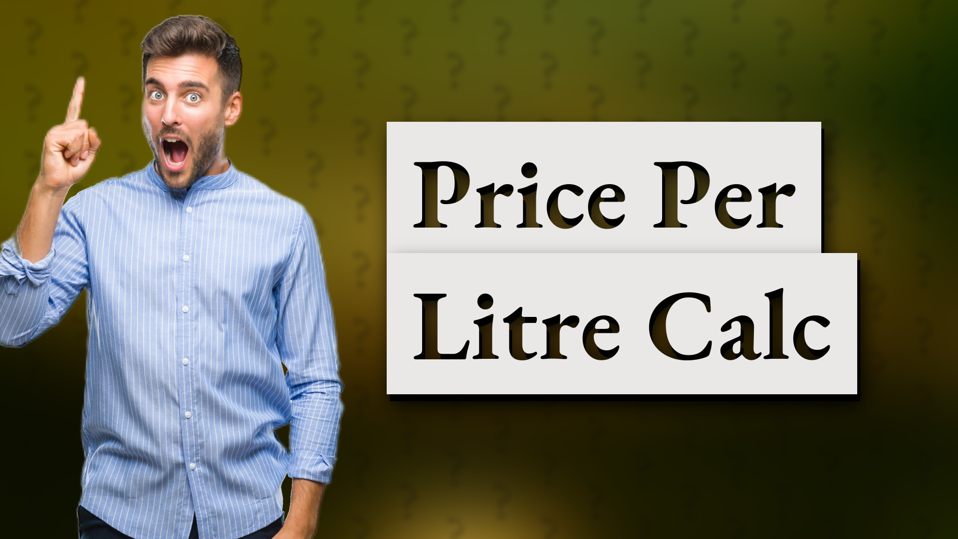 Price Per Litre Calc