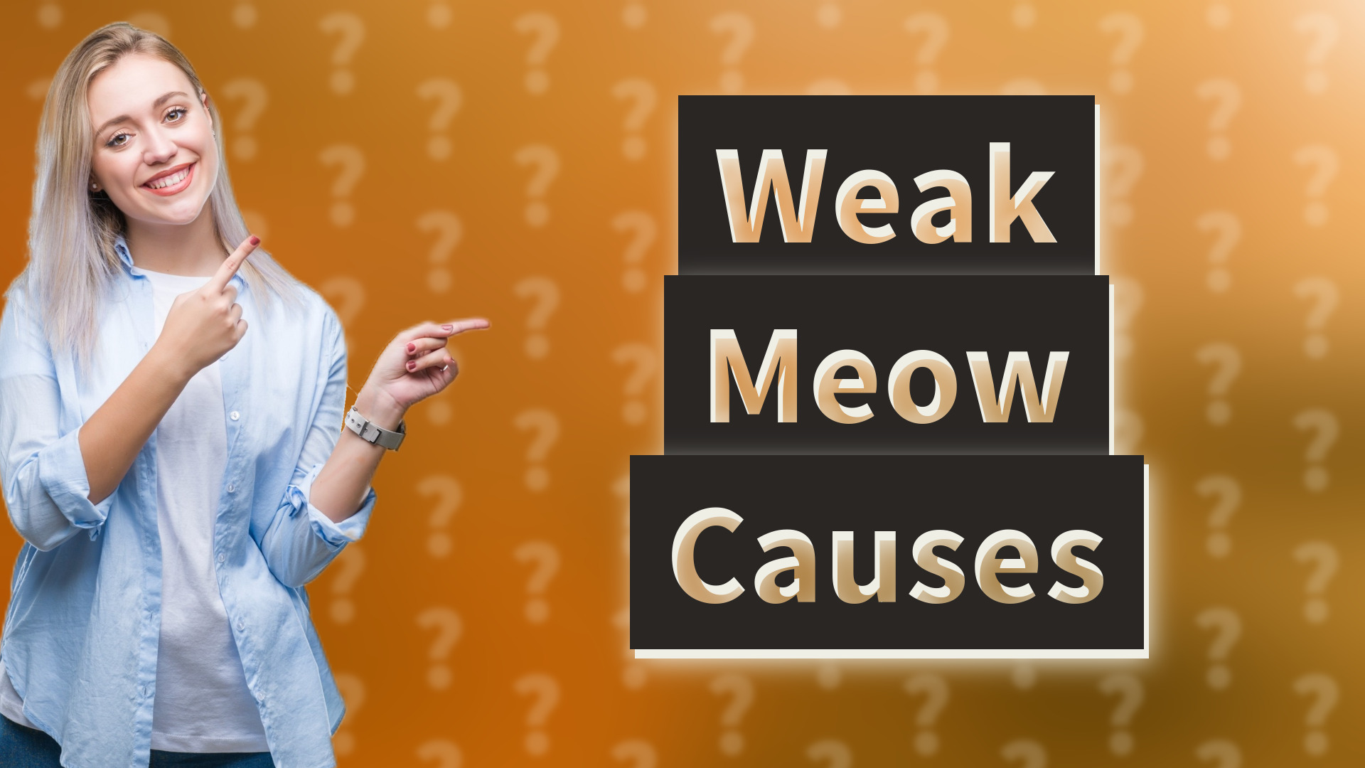 Weak Meow Causes