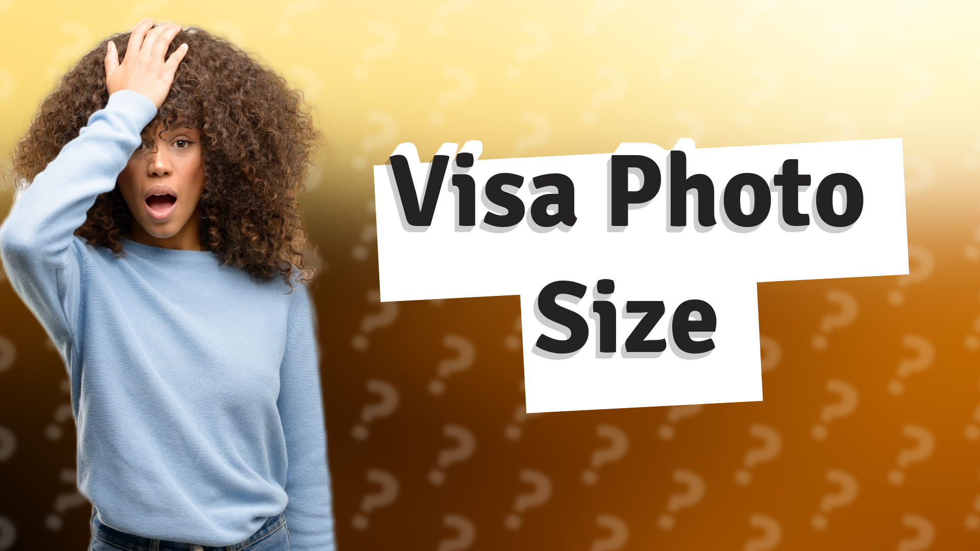 Visa Photo Size