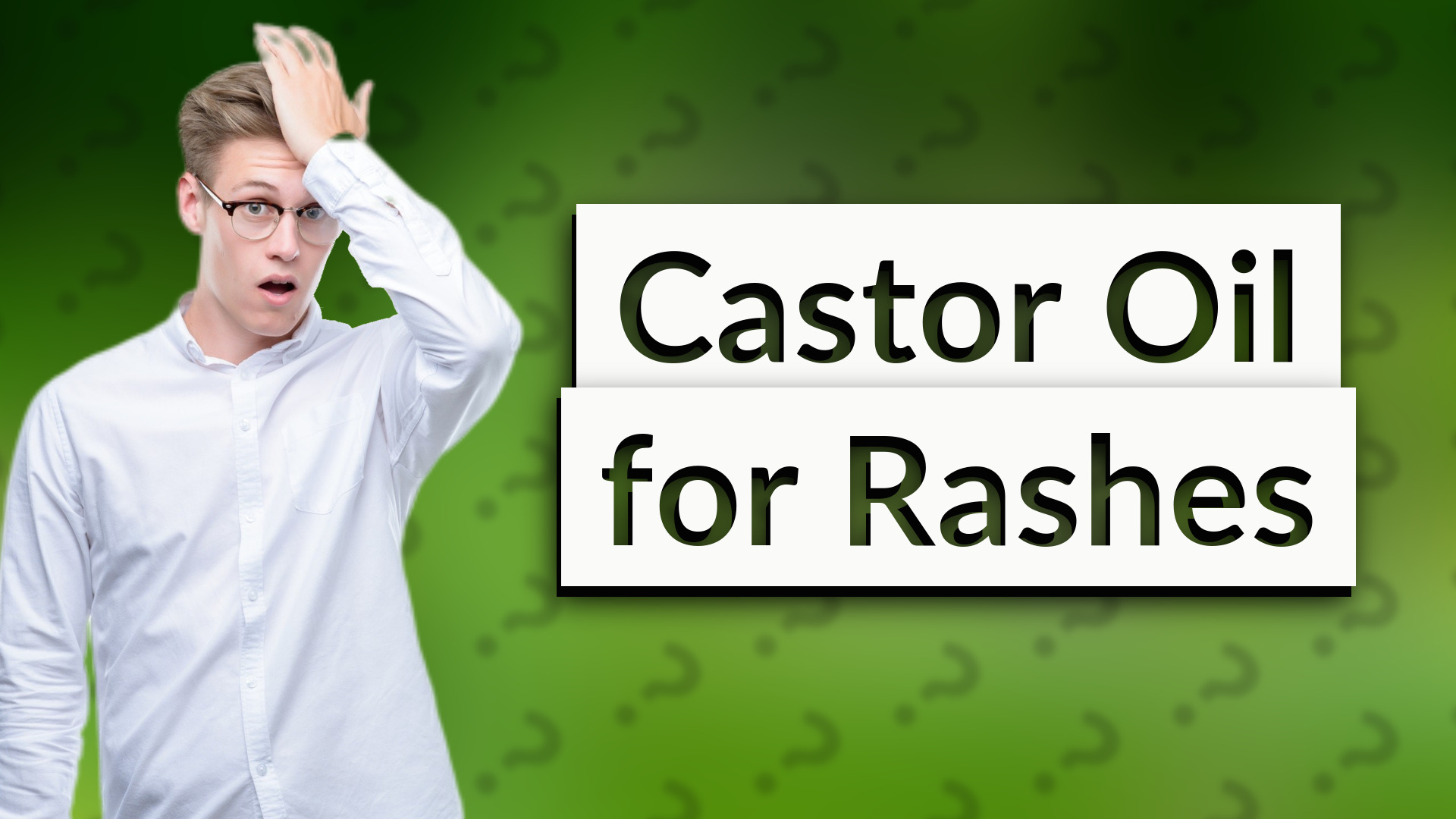Castor Oil for Rashes