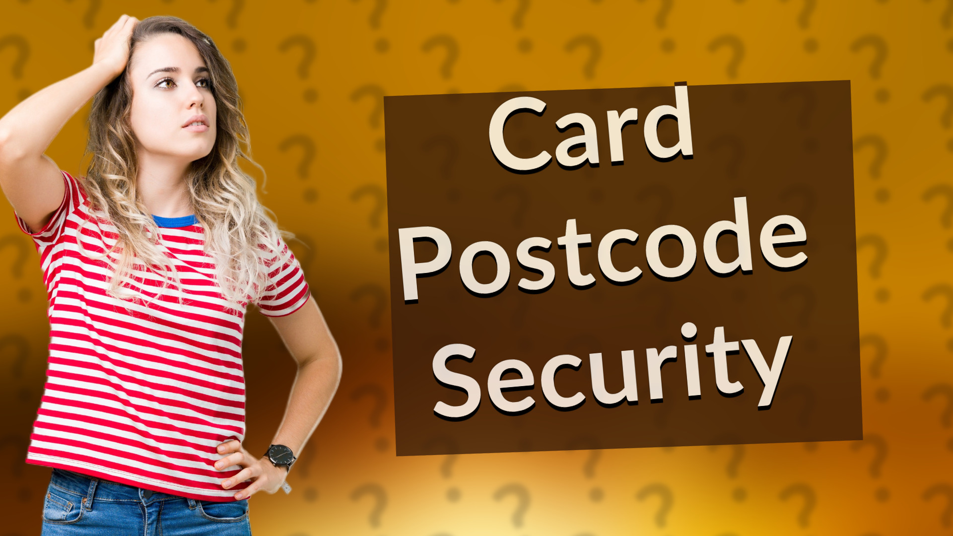 Card Postcode Security