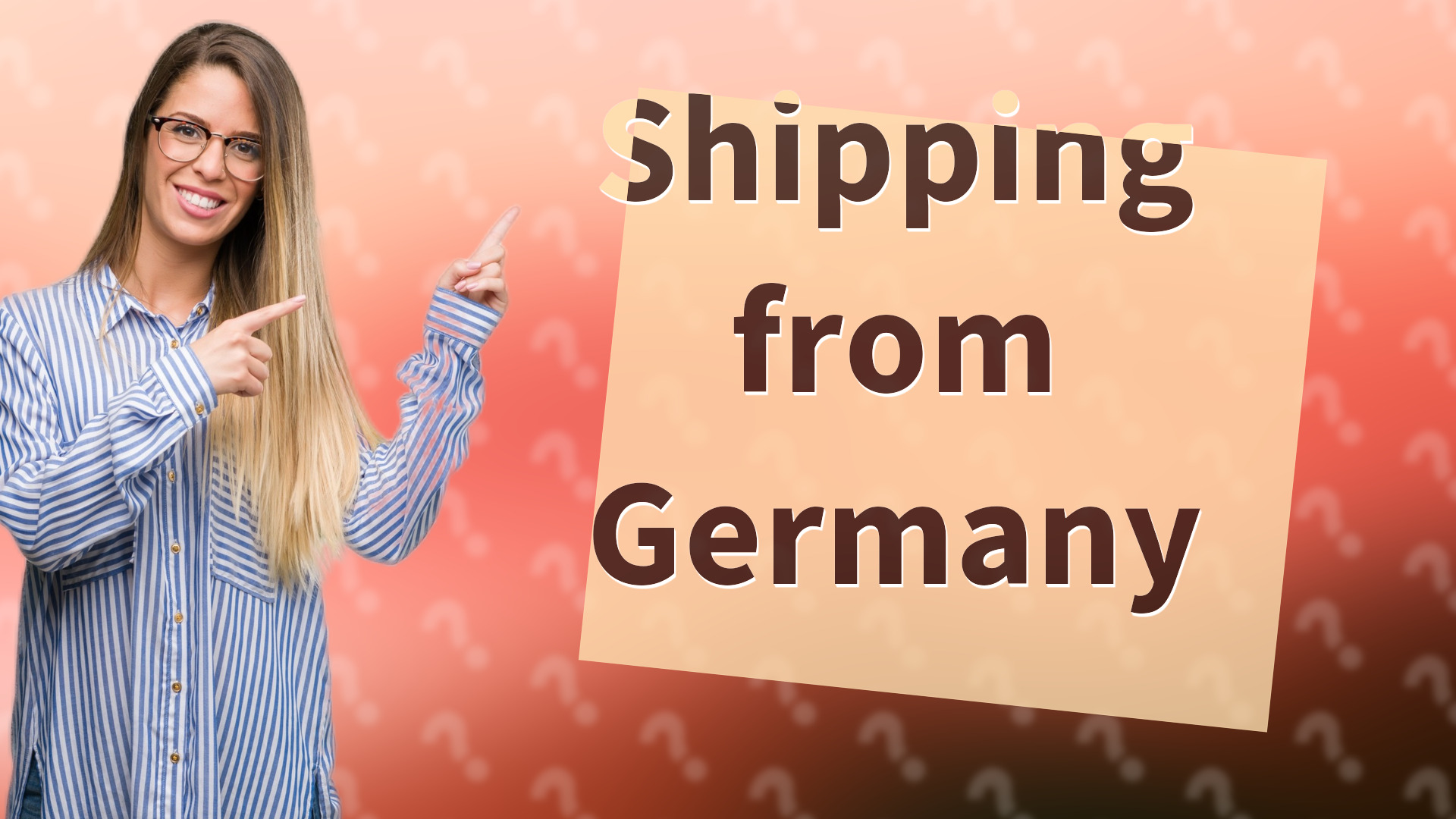 Shipping from Germany