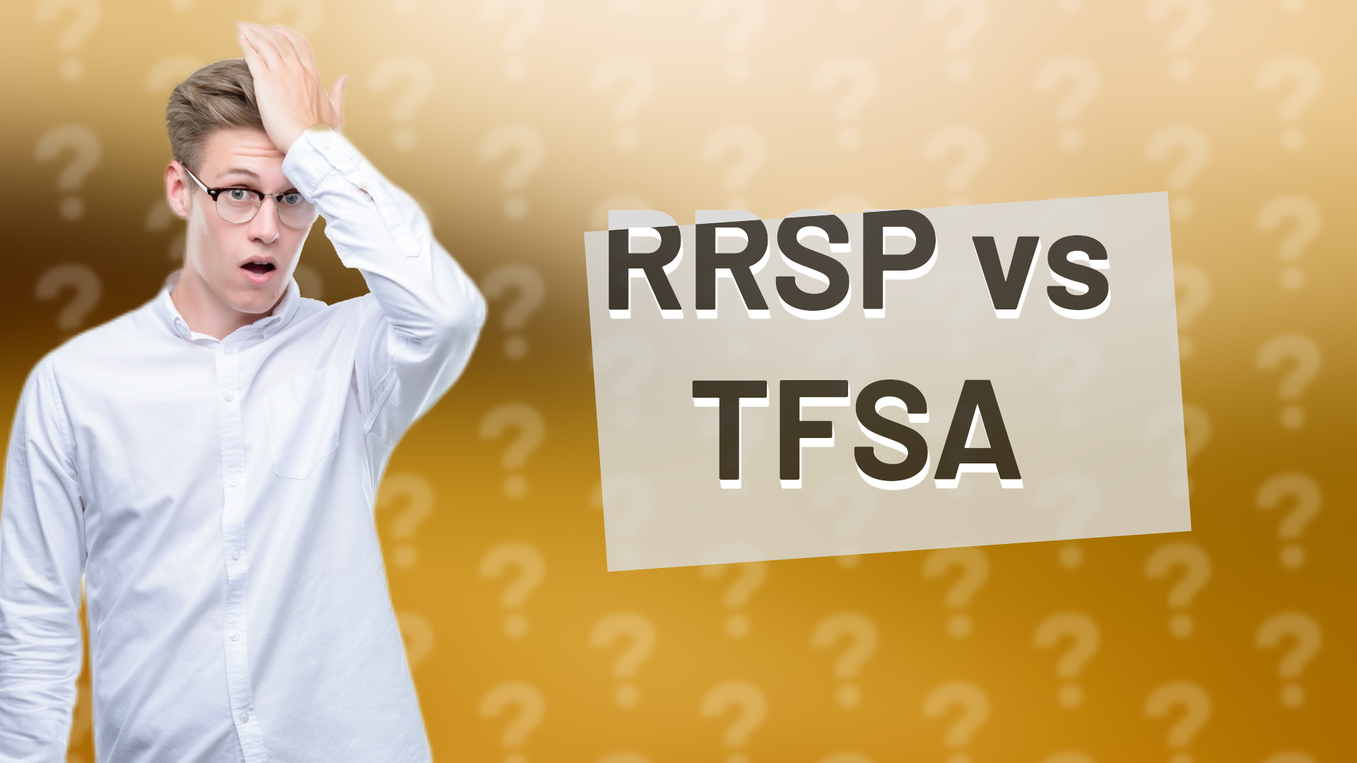 RRSP vs TFSA