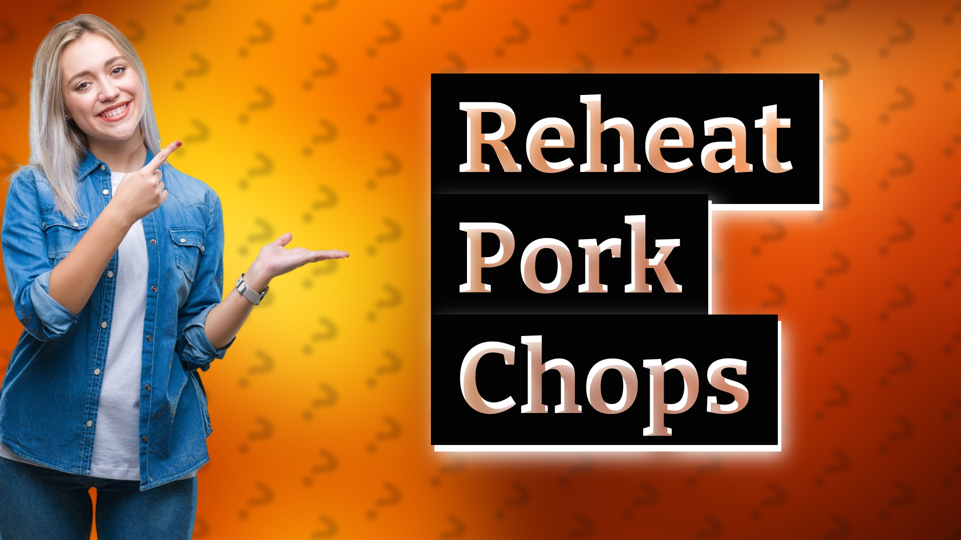 Reheat Pork Chops