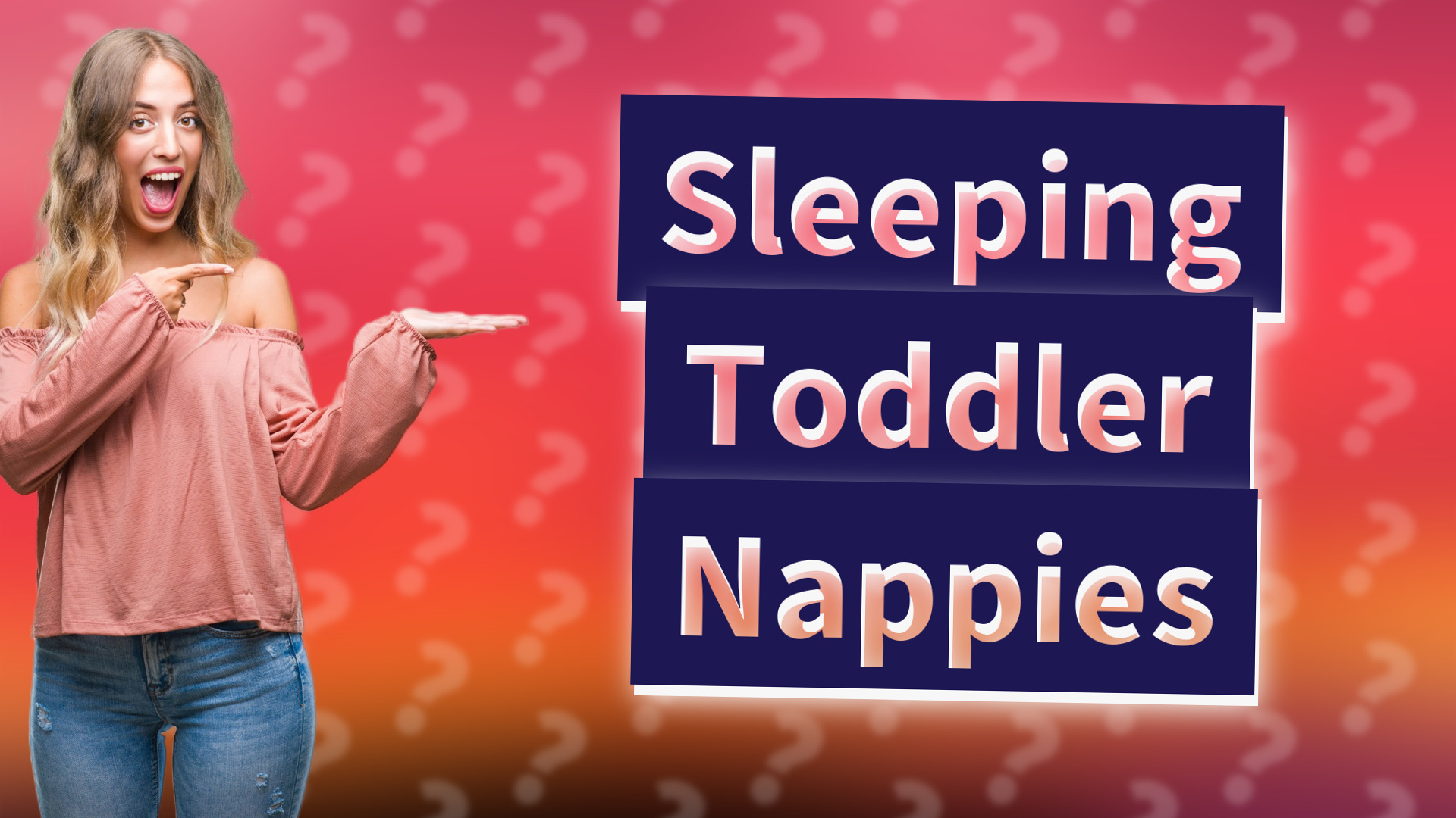 Sleeping Toddler Nappies