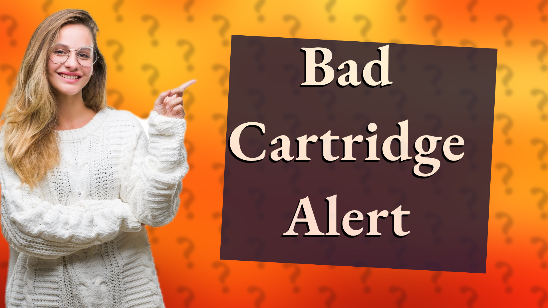 Bad Cartridge Alert