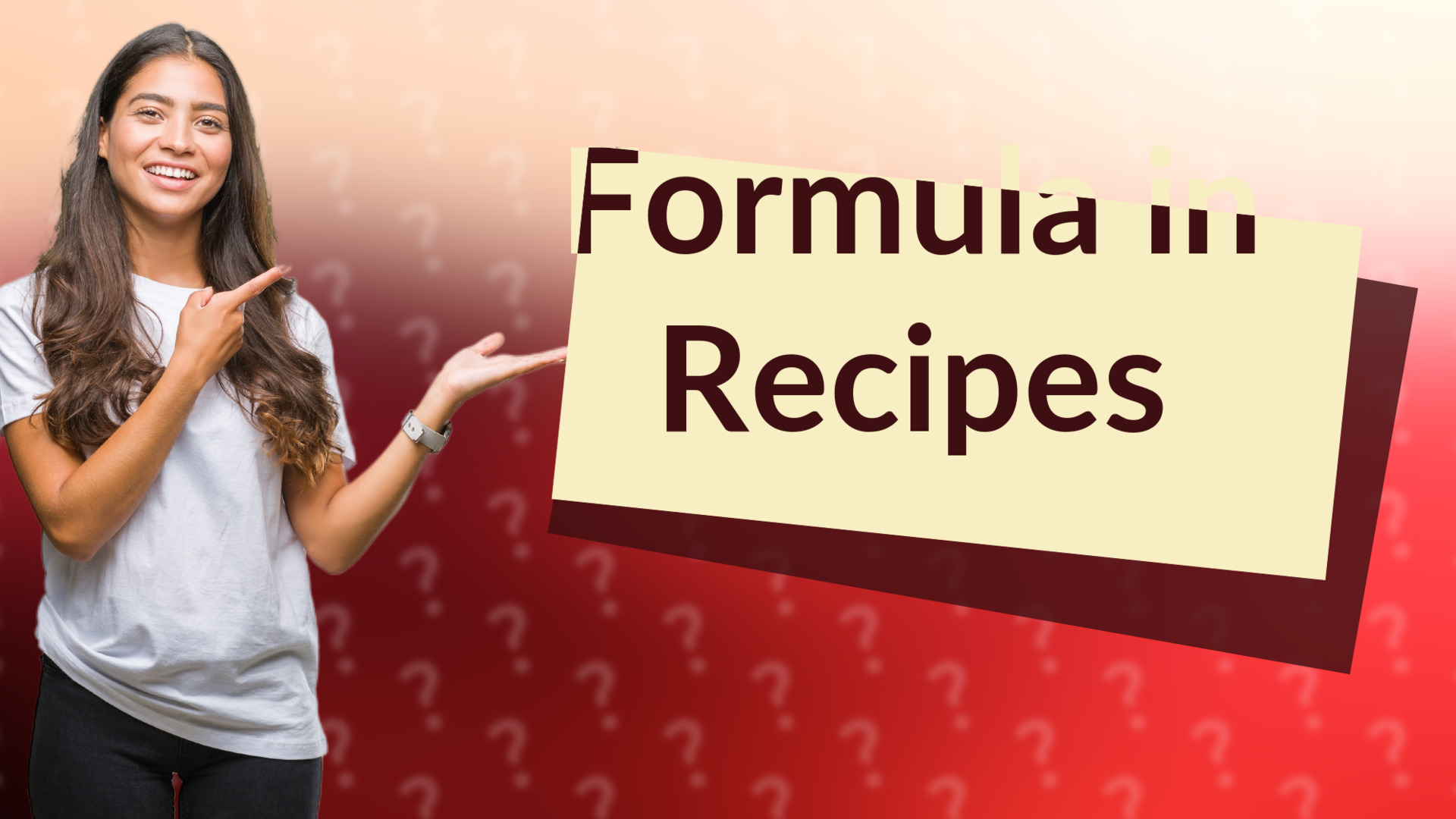 Formula in Recipes