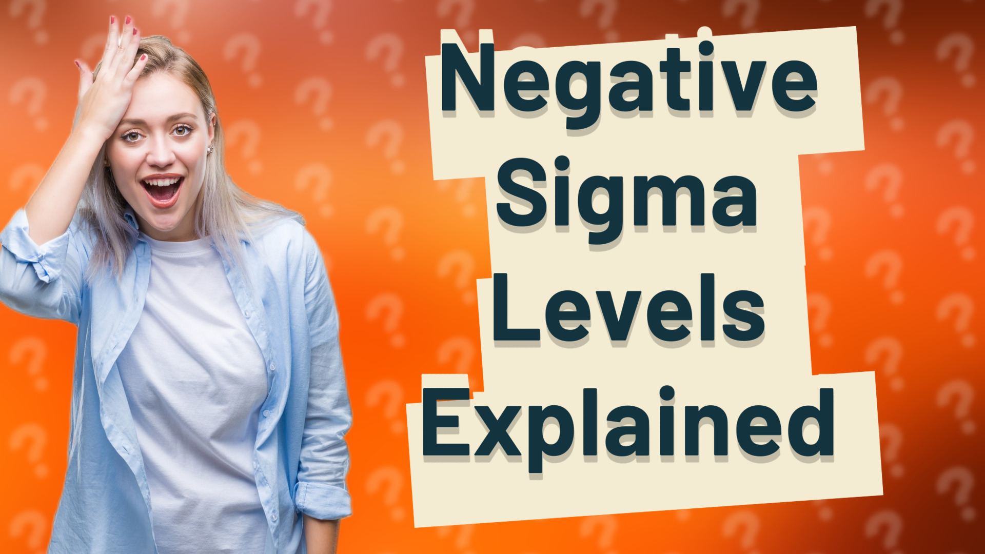 Negative Sigma Levels Explained