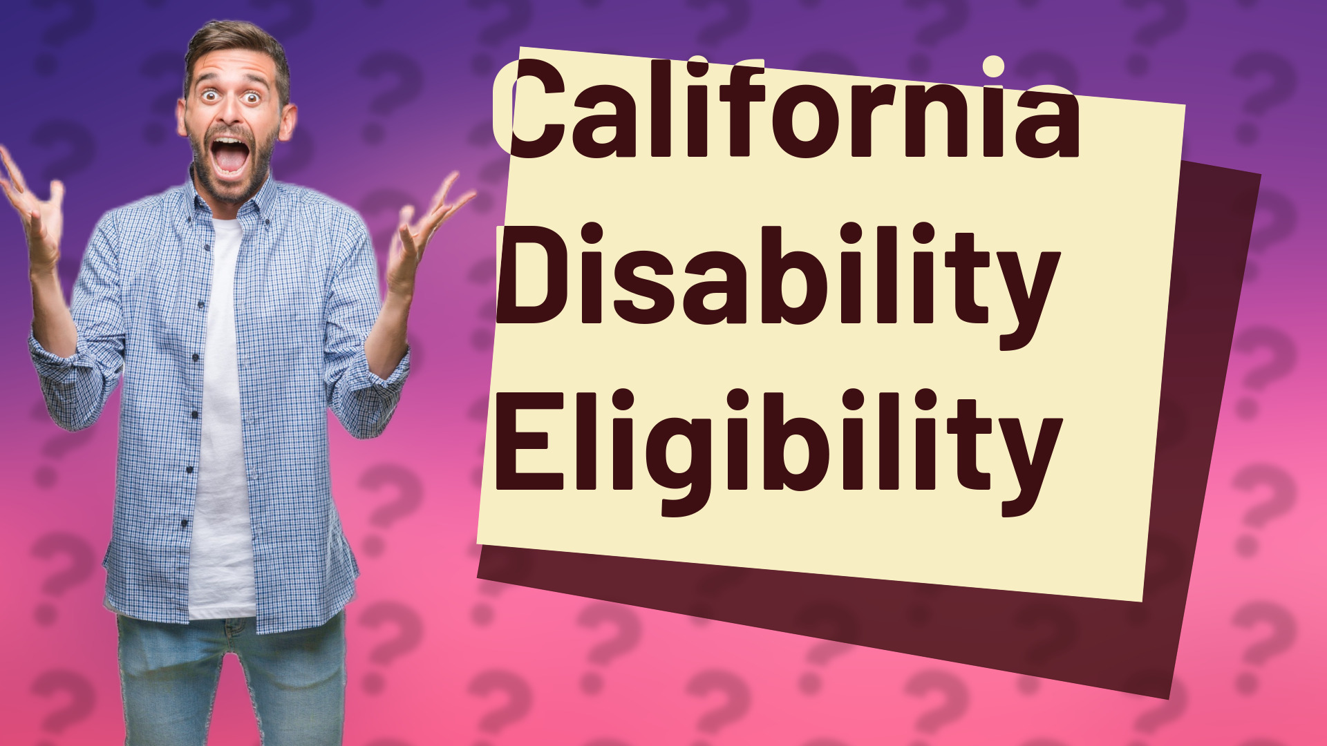 California Disability Eligibility