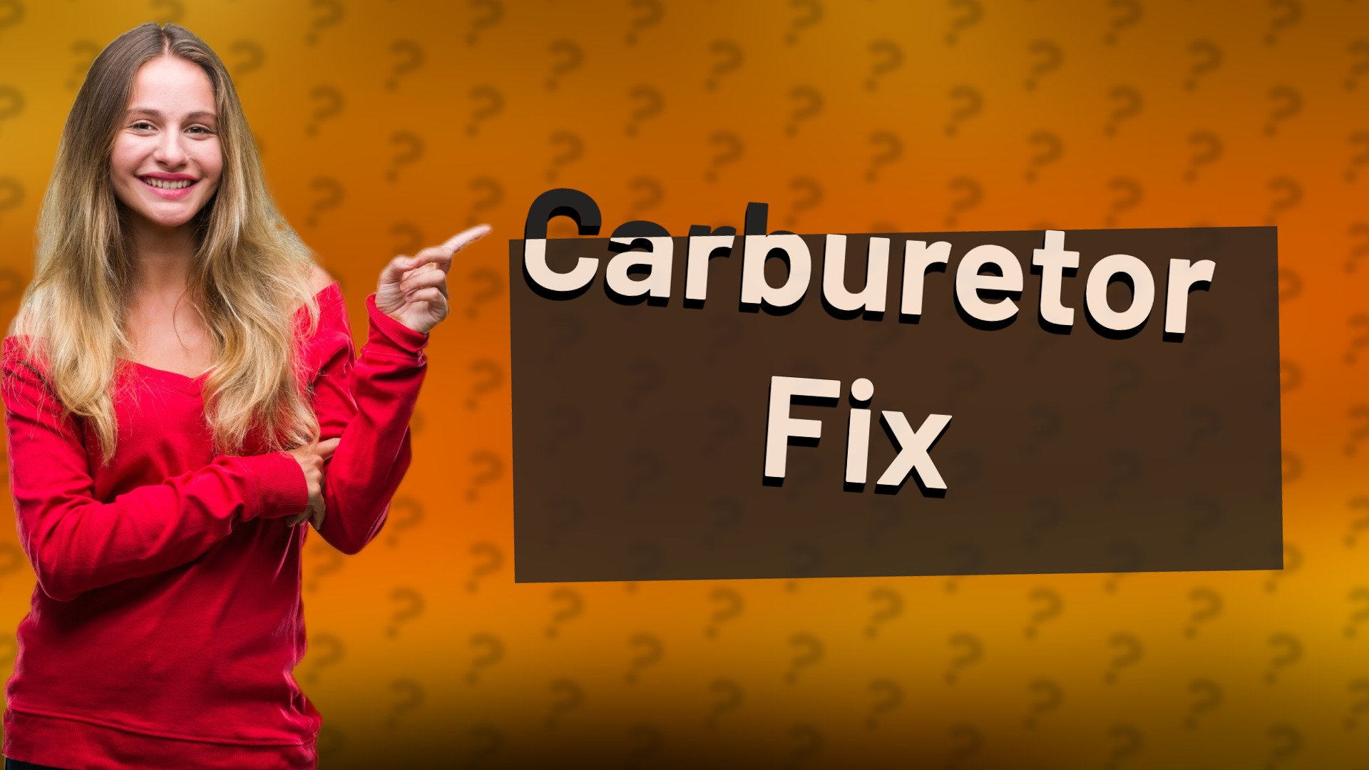 Carburetor Fix