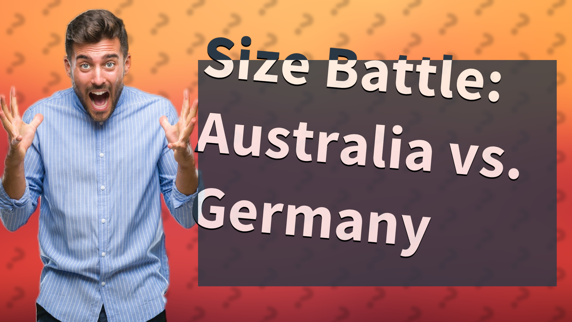 Size Battle: Australia vs. Germany