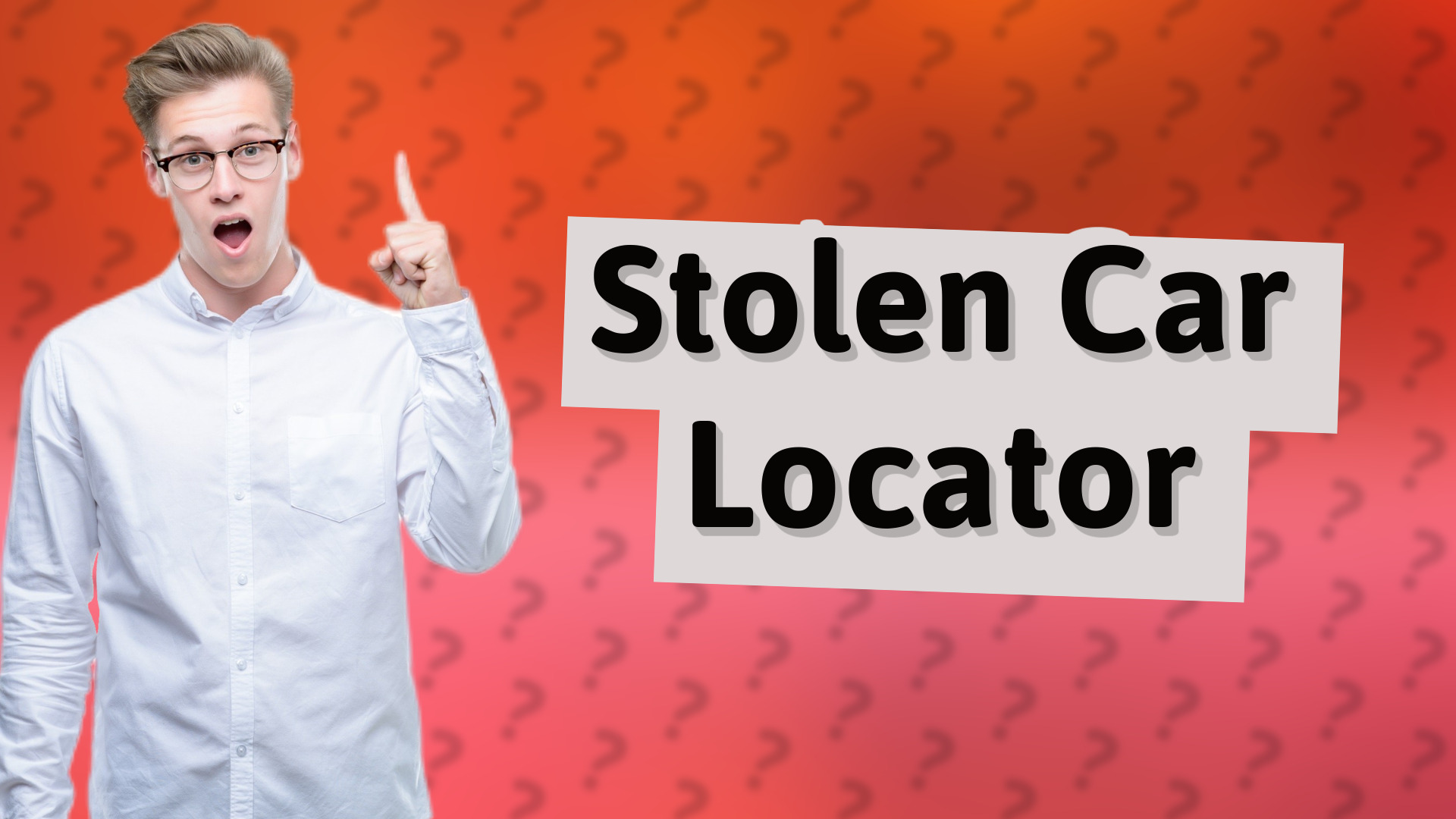 Stolen Car Locator