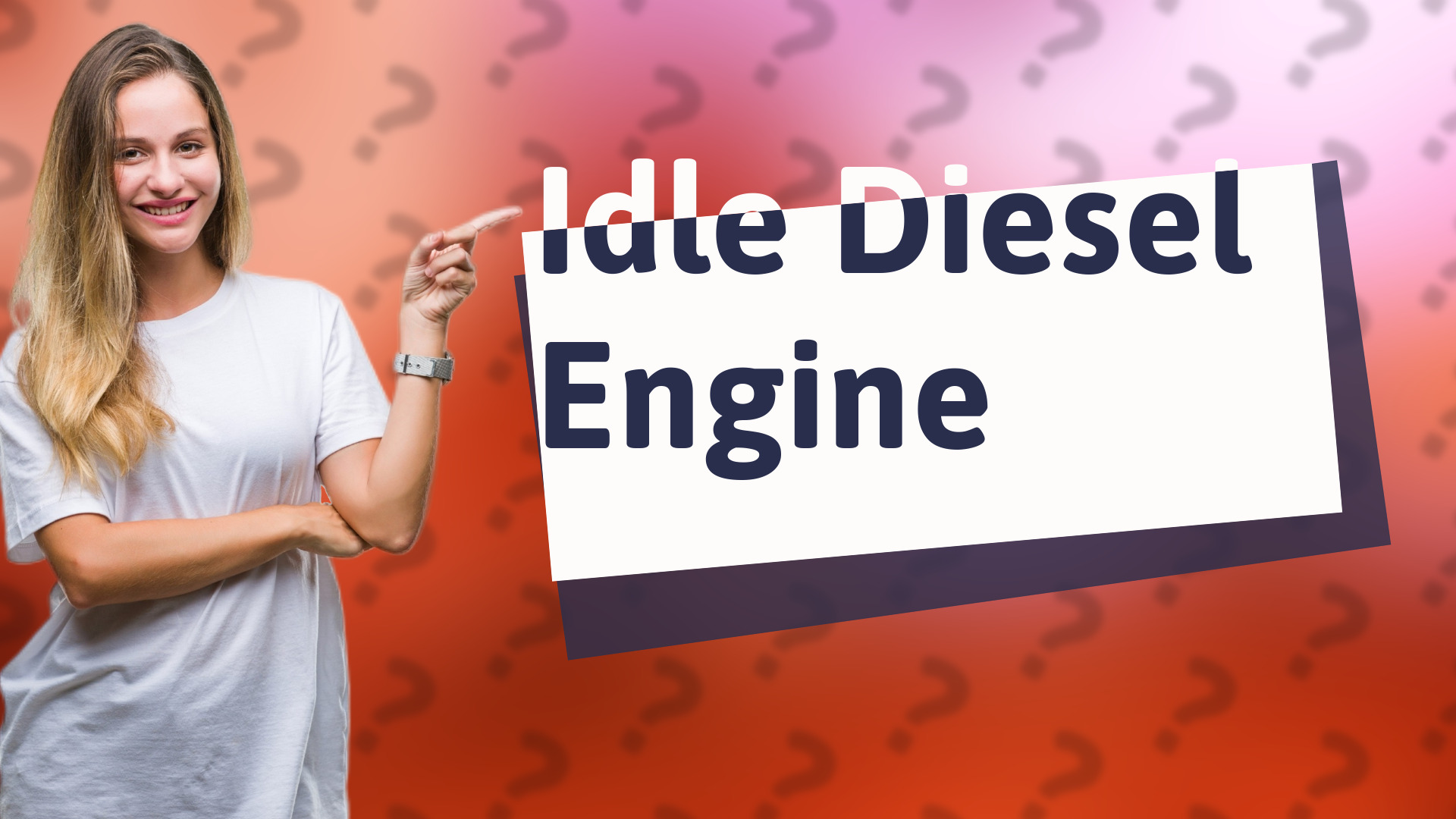 Idle Diesel Engine
