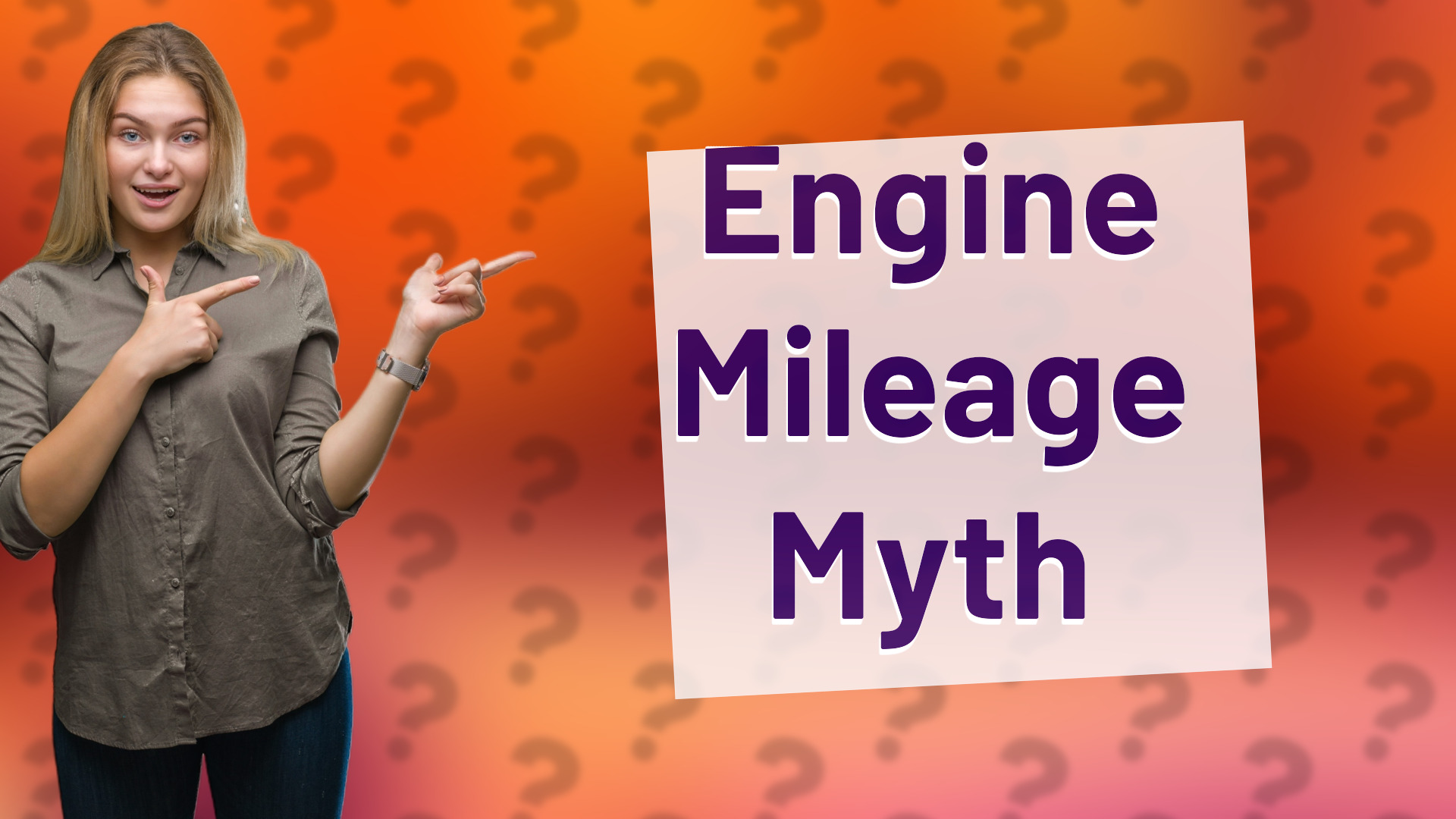 Engine Mileage Myth