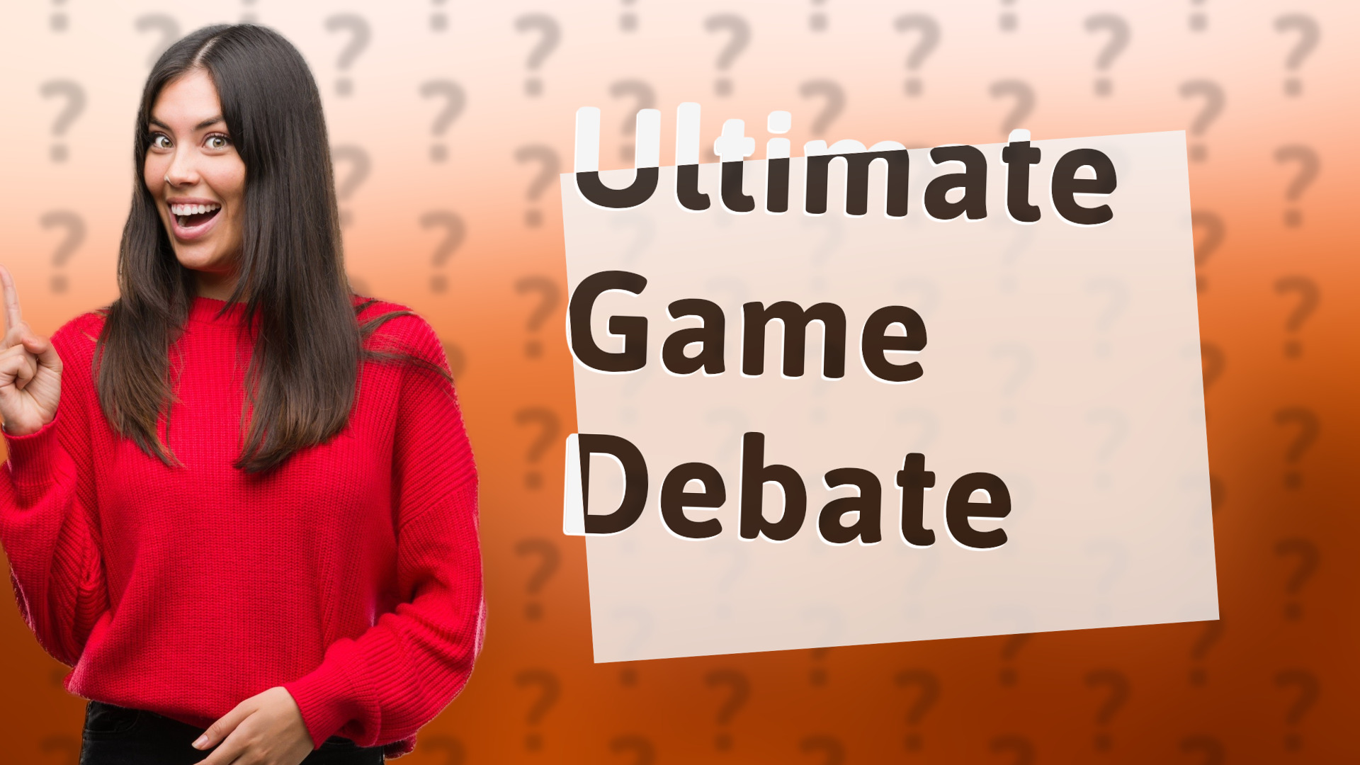 Ultimate Game Debate