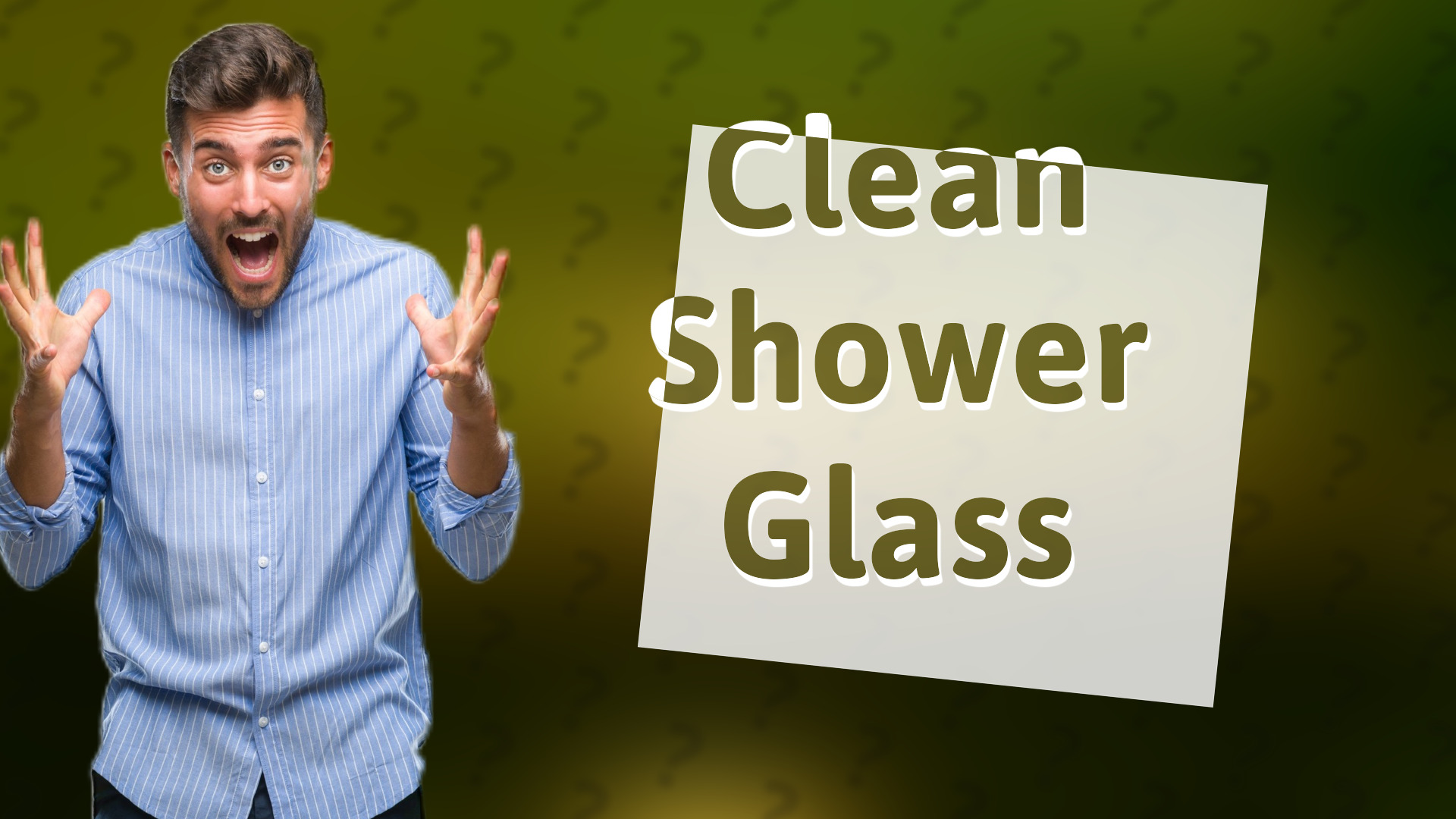 Clean Shower Glass