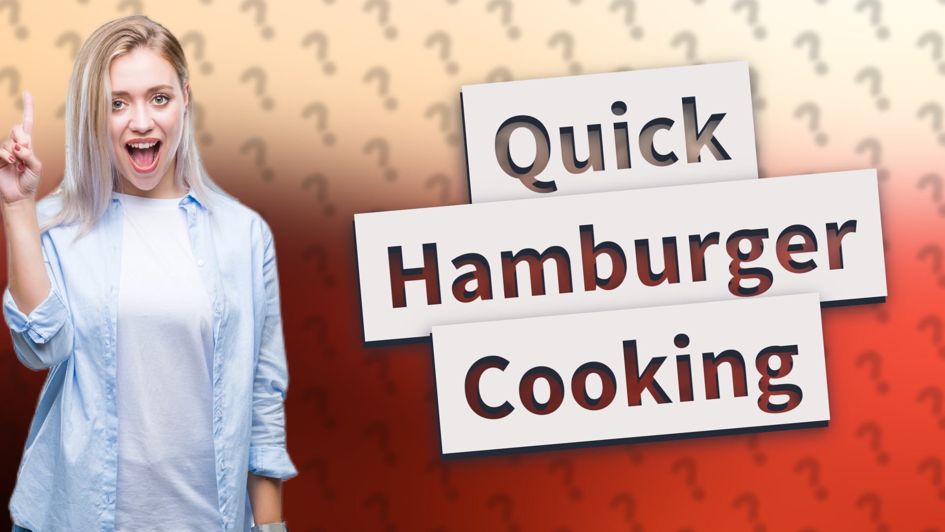 Quick Hamburger Cooking