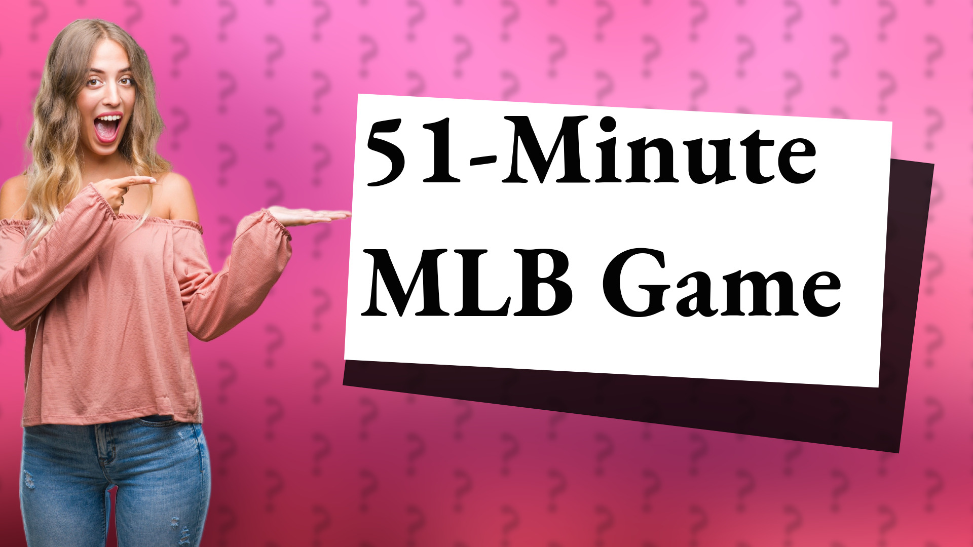 51-Minute MLB Game