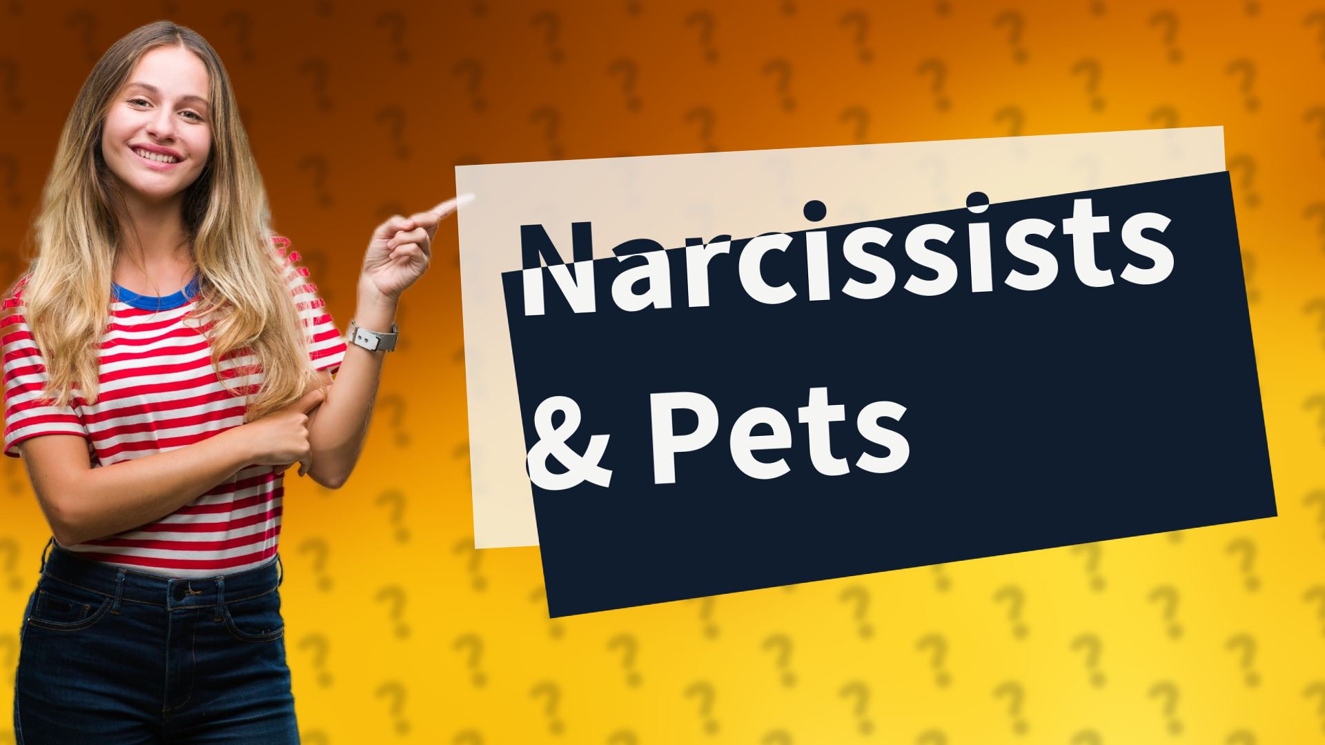 Narcissists & Pets