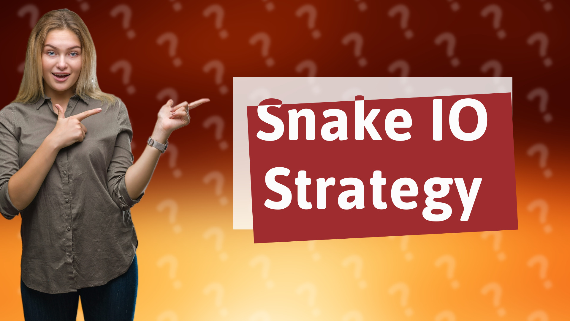 Snake IO Strategy