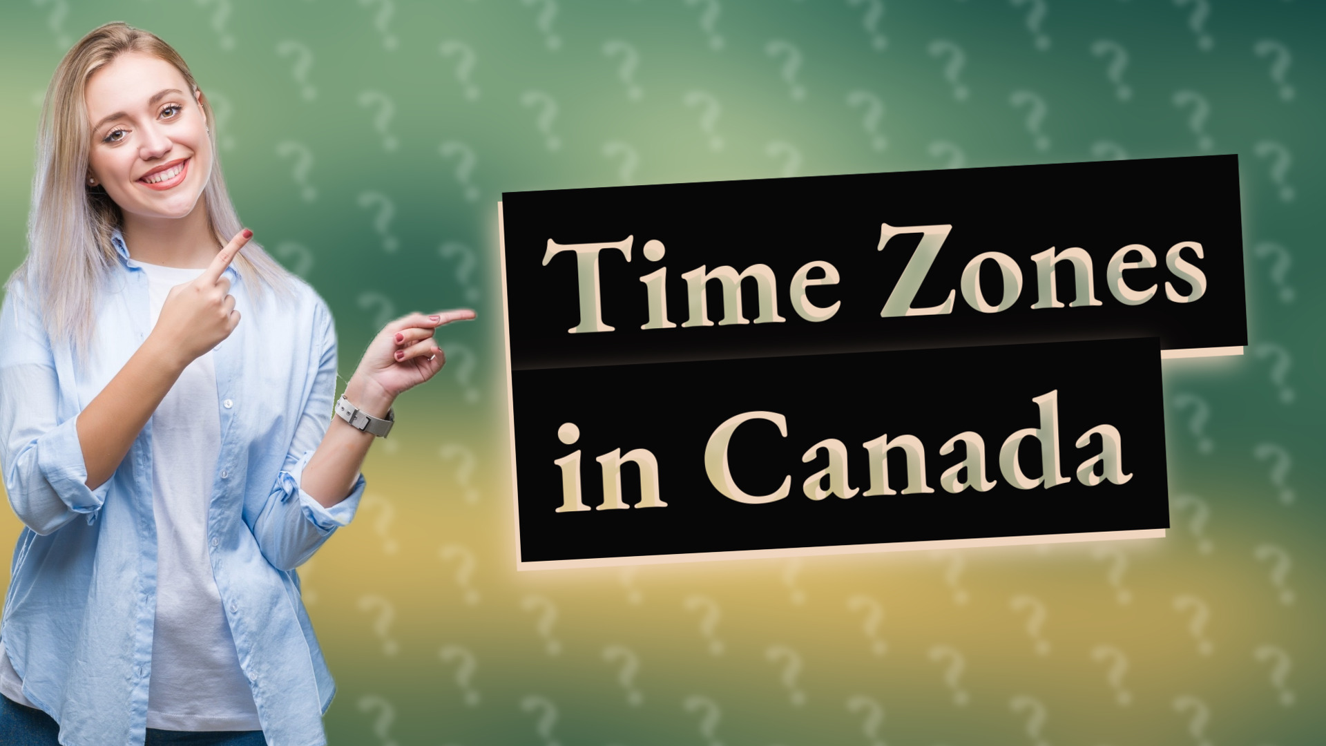 Time Zones in Canada