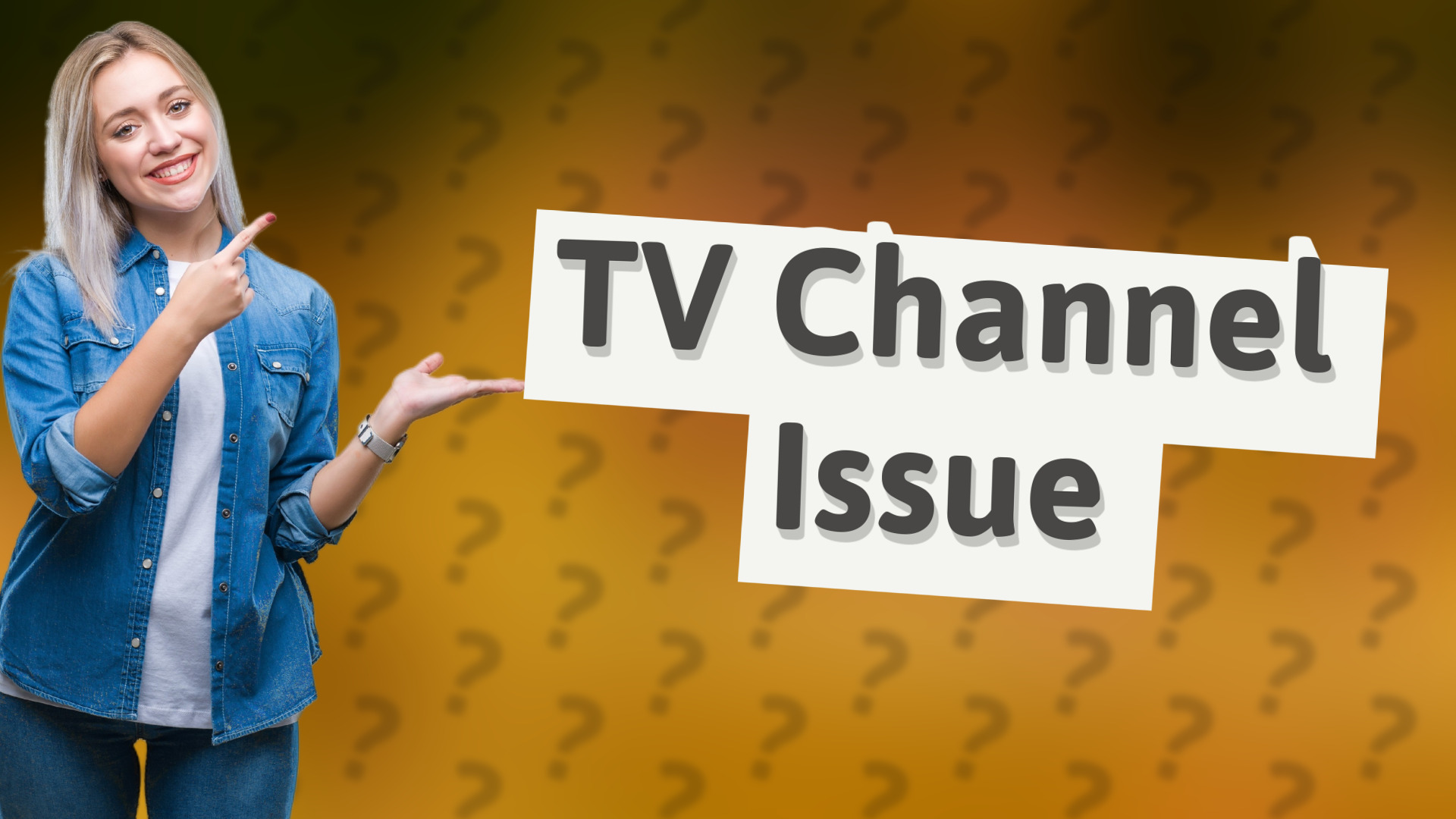 TV Channel Issue