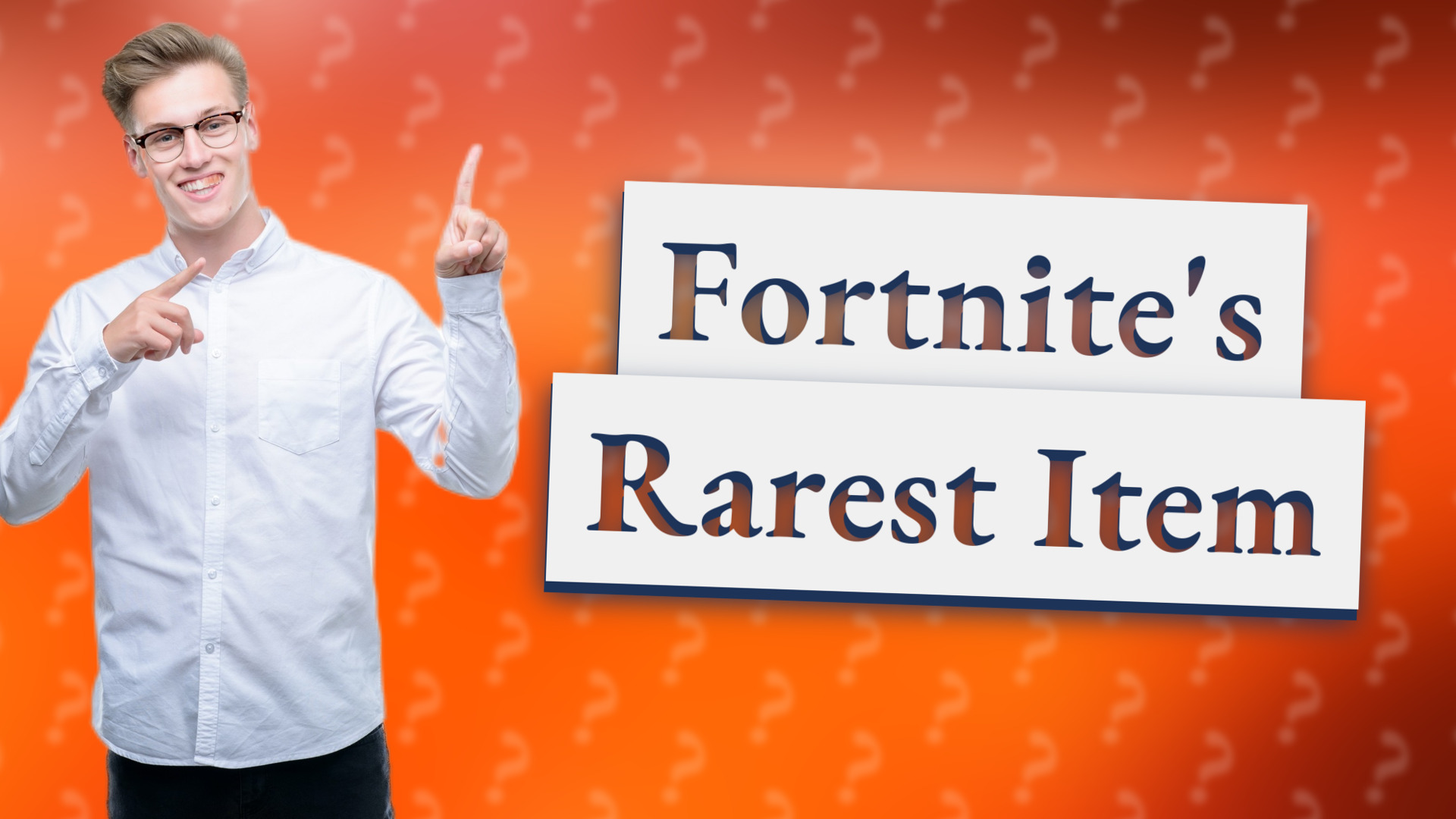 Fortnite's Rarest Item