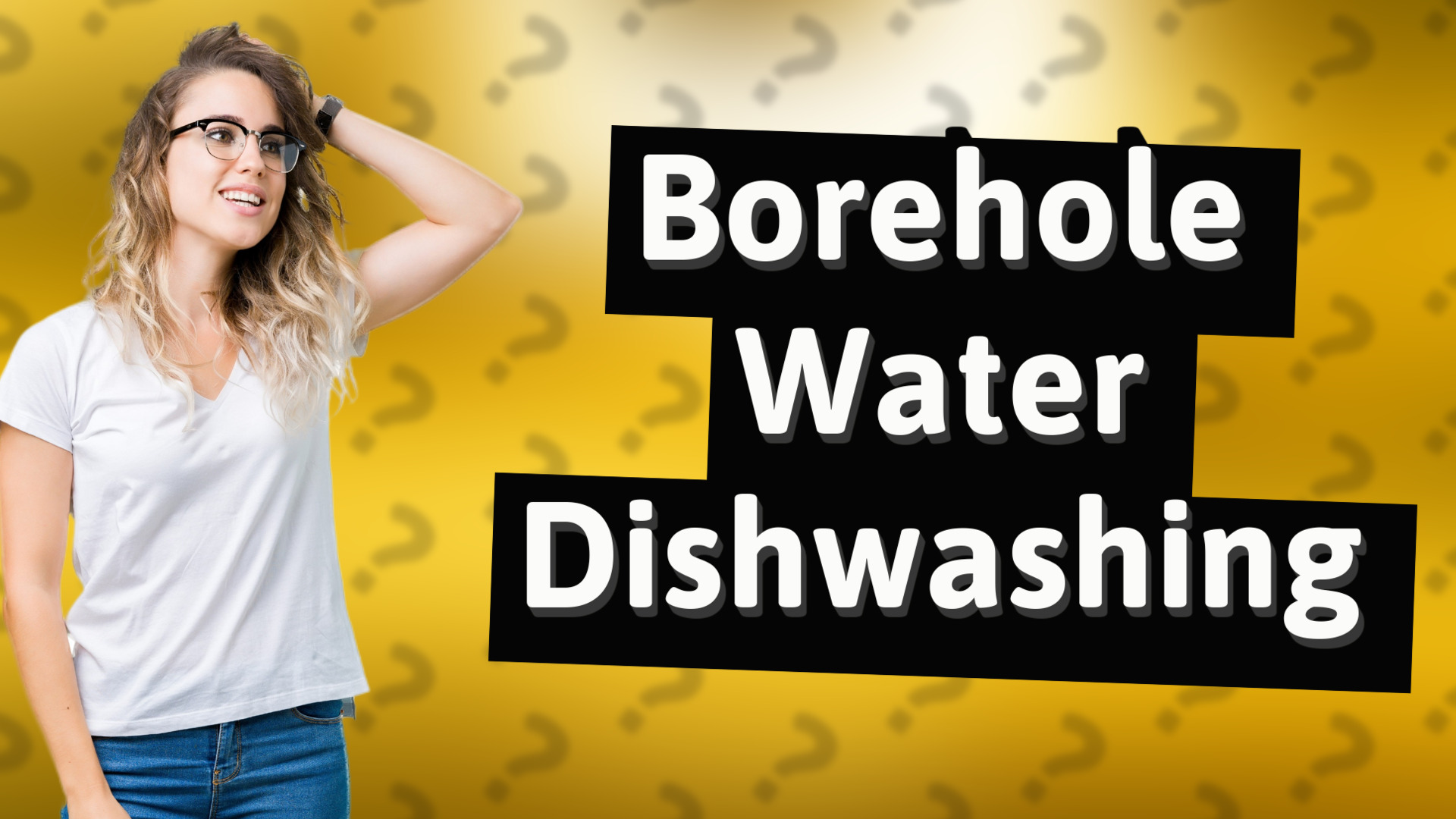 Borehole Water Dishwashing